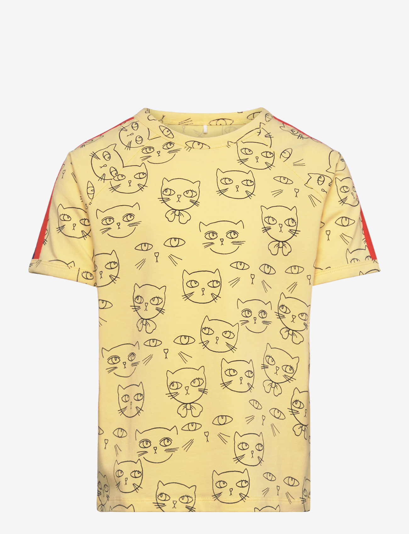 Mini Rodini - Cathlethes aop ss tee - yellow - 0
