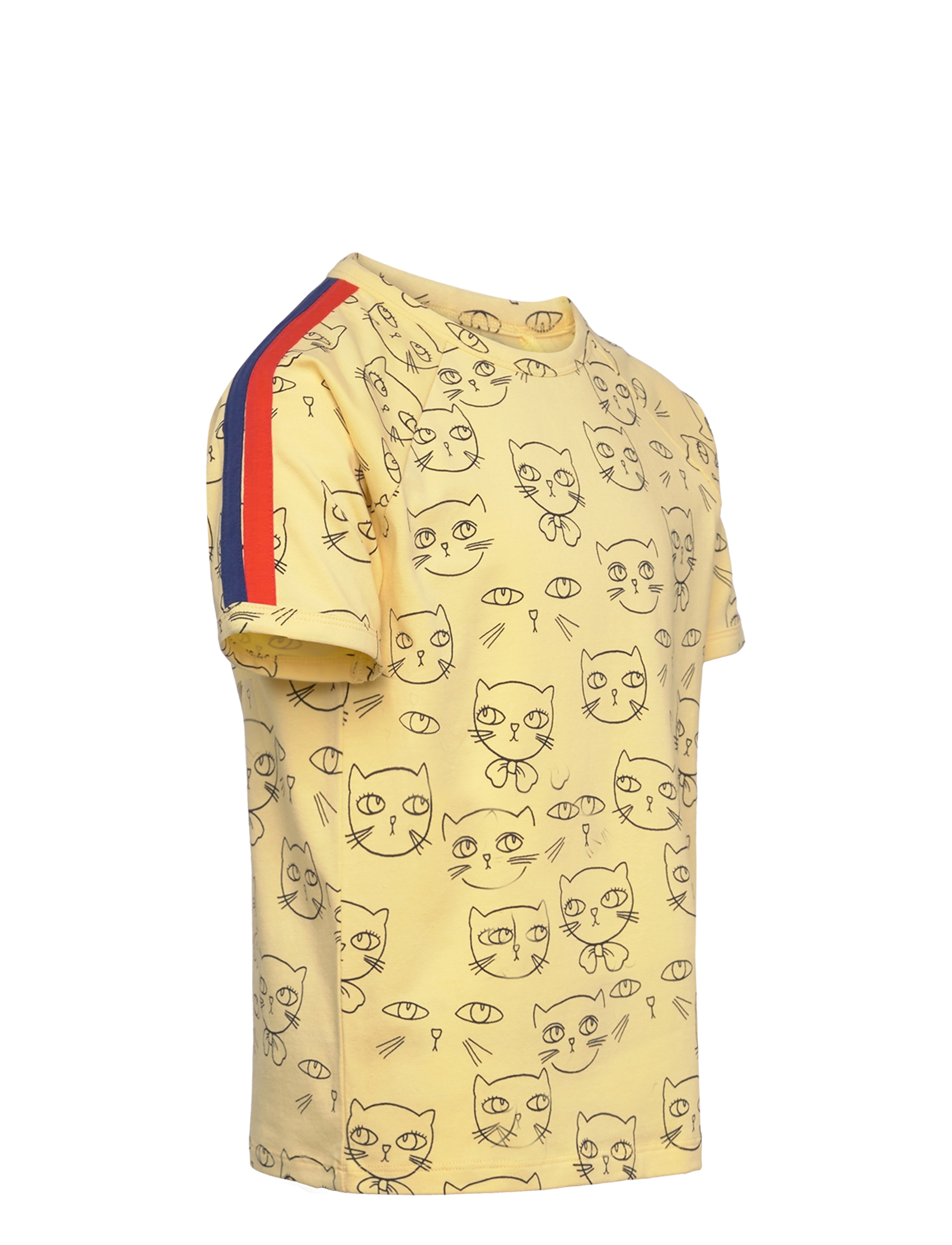 Mini Rodini - Cathlethes aop ss tee - yellow - 3
