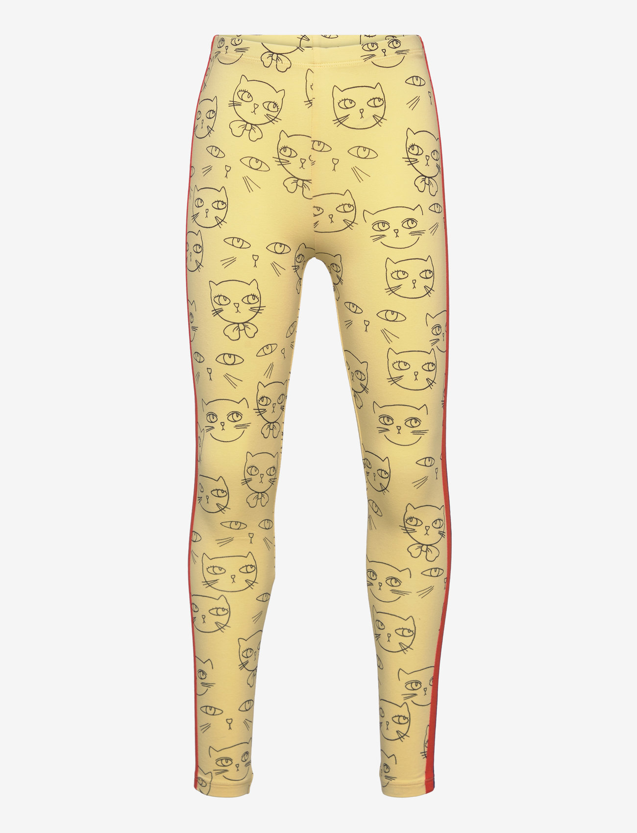 Mini Rodini - Cathlethes aop leggings - yellow - 0