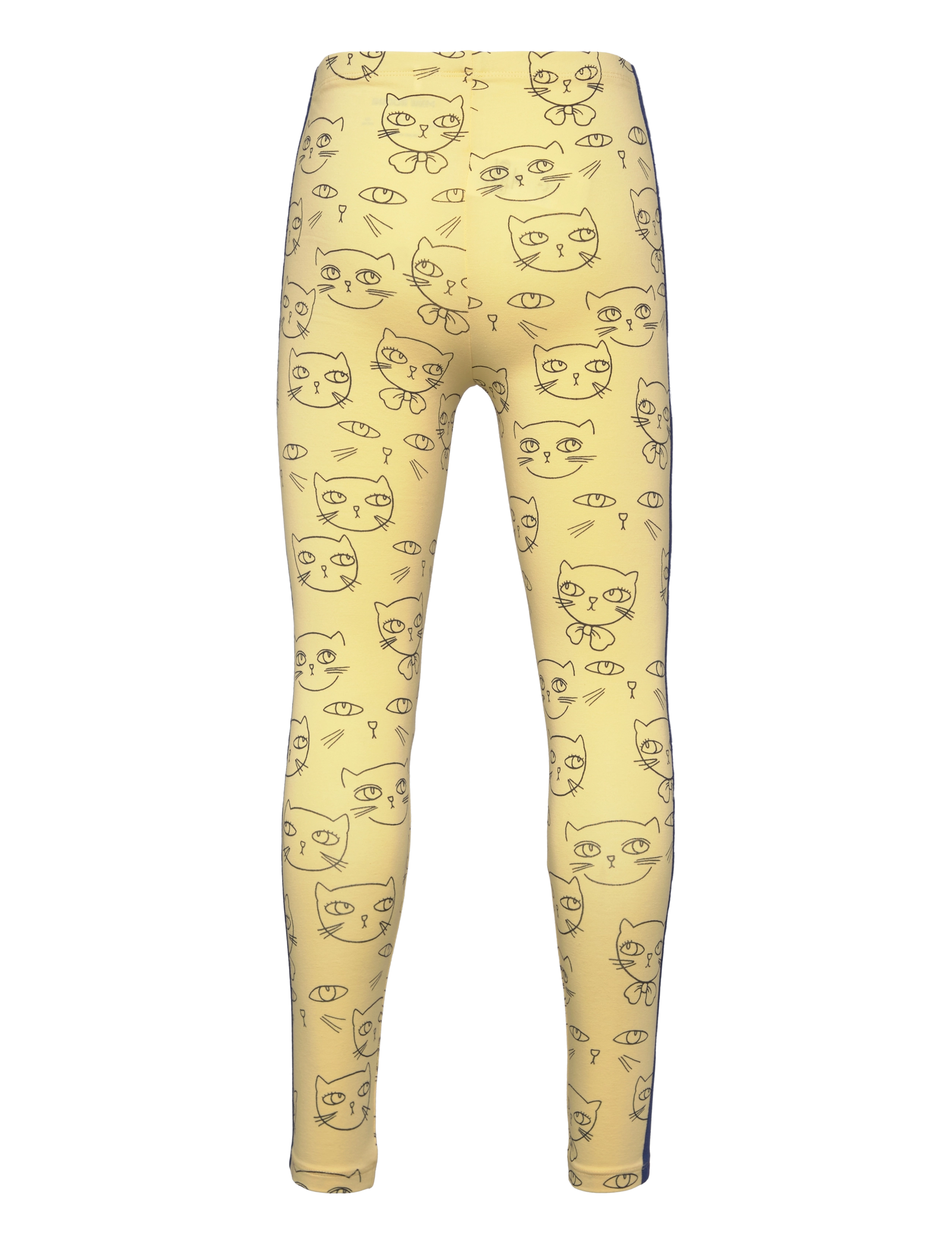 Mini Rodini - Cathlethes aop leggings - yellow - 1