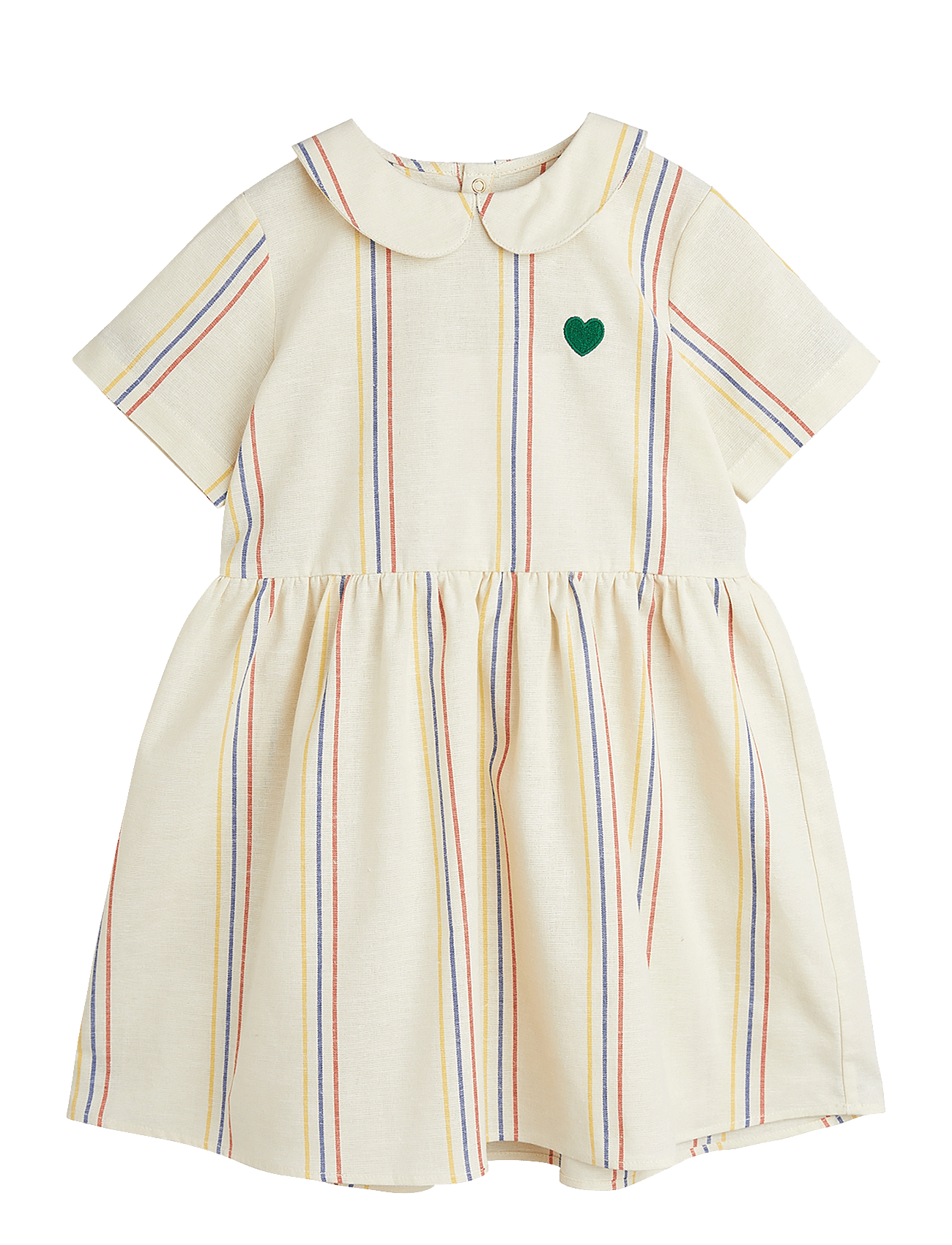 Stripe y-d woven ss dress - OFFWHITE