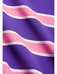 Mini Rodini - Stripe ss dress - robes pour bébés à manches courtes - purple - 3