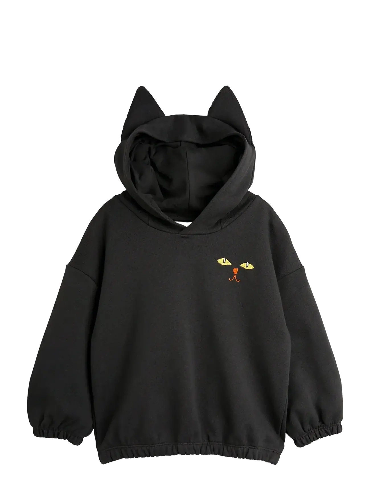 Mini Rodini Cat ears hoodie - 4 for 3 - BLACK / black