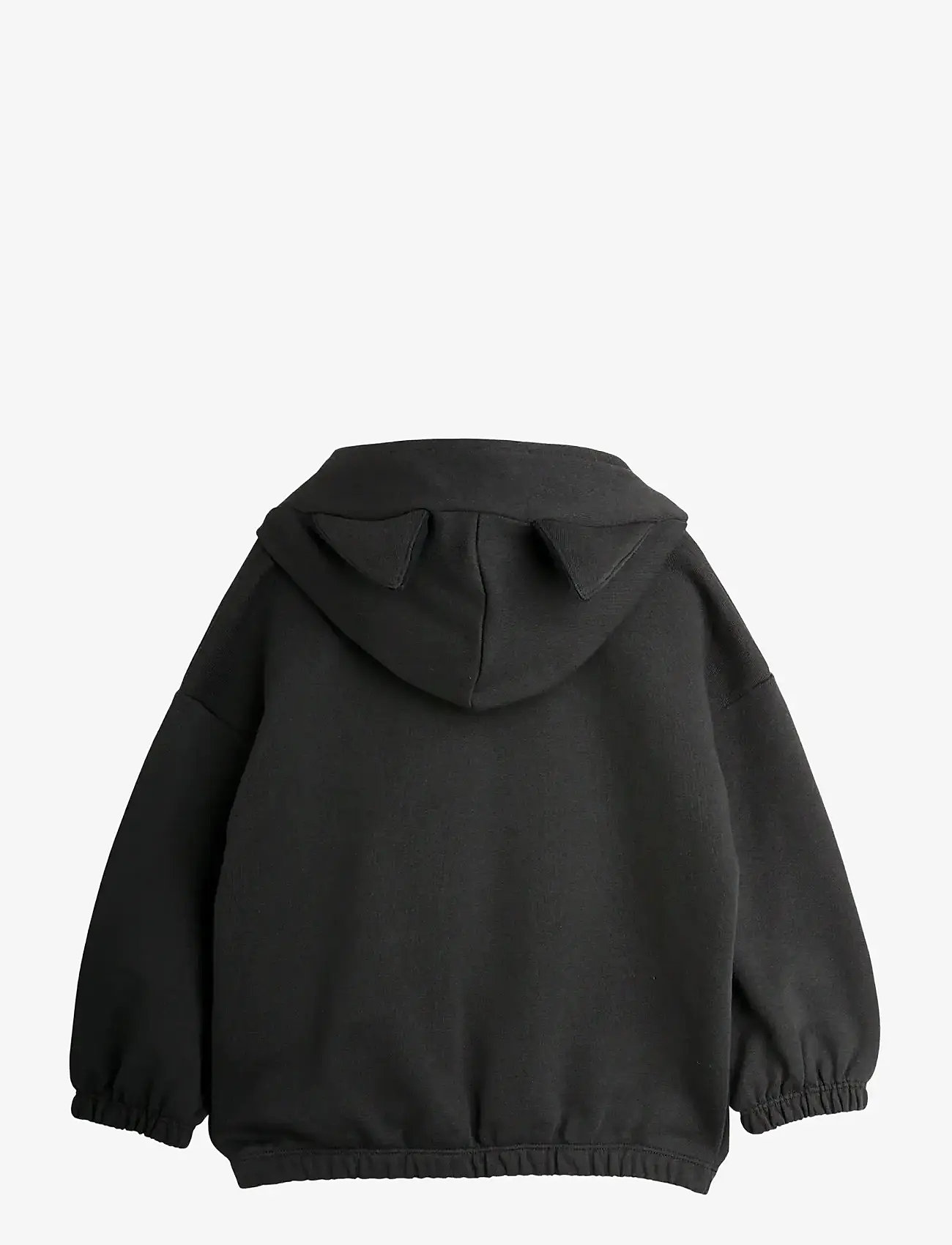 Mini Rodini - Cat ears hoodie - hoodies - black - 2