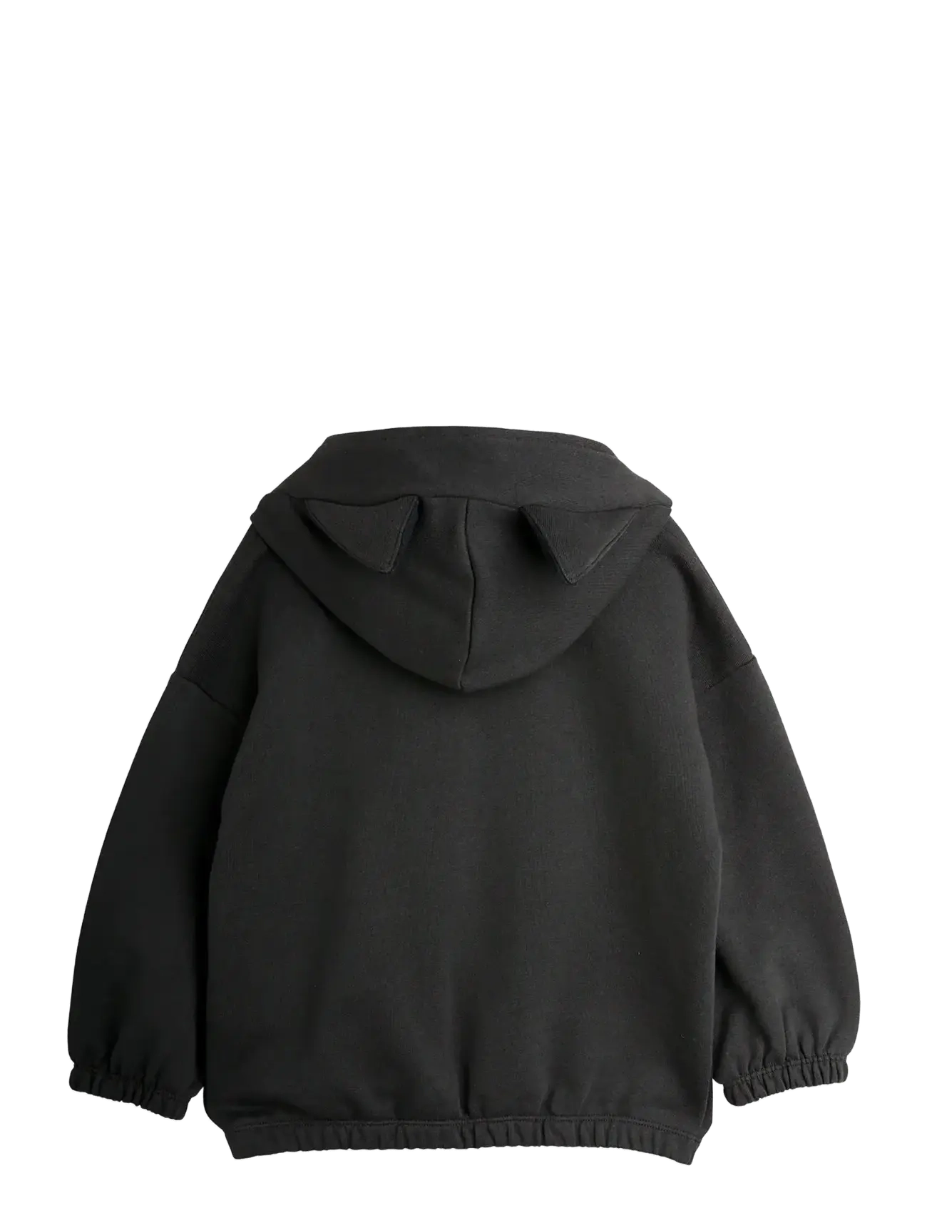 Mini Rodini - Cat ears hoodie - kapuzenpullover - black - 2