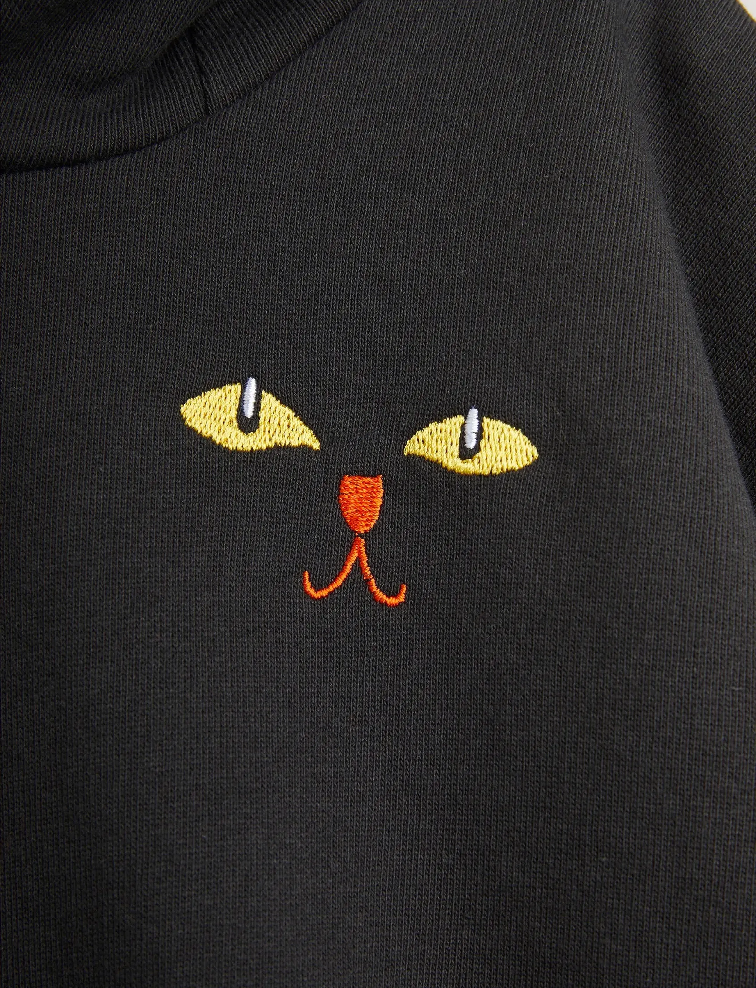 Mini Rodini - Cat ears hoodie - kapuzenpullover - black - 3