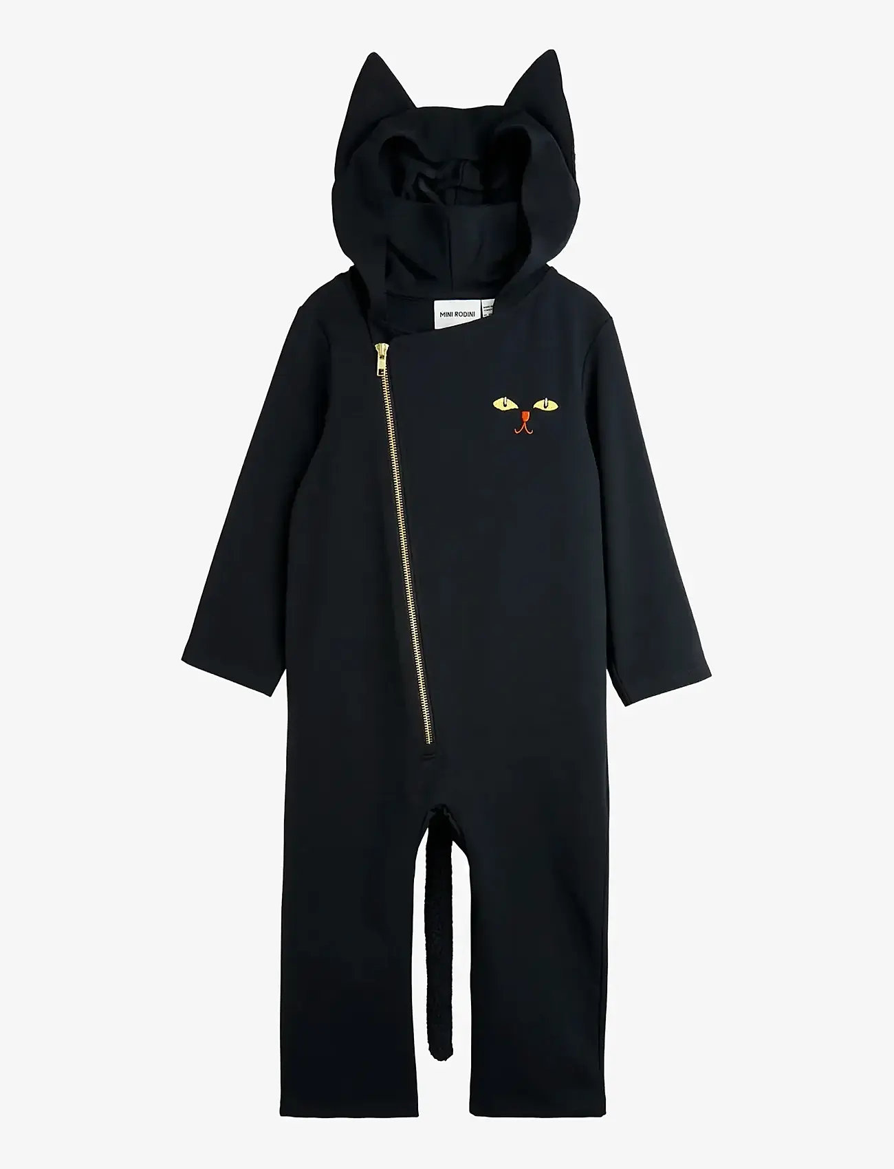 Mini Rodini - Catsuit onesie - langærmede - black - 0