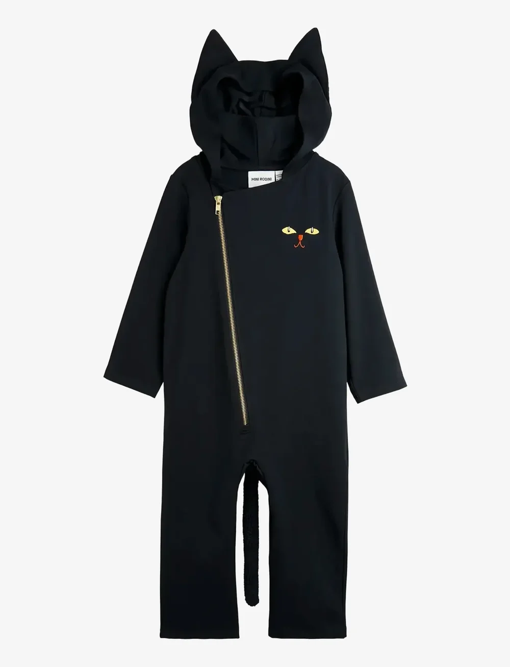 Mini Rodini - Catsuit onesie - långärmade bodysuits - black - 0