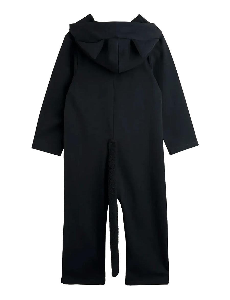 Mini Rodini - Catsuit onesie - pikkade varrukatega - black - 1