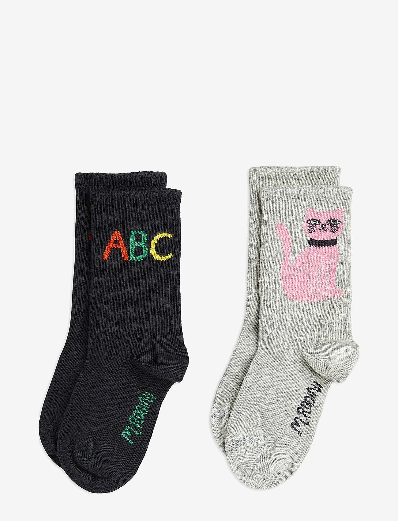 Mini Rodini - ABC 2-pack socks - multi - 0