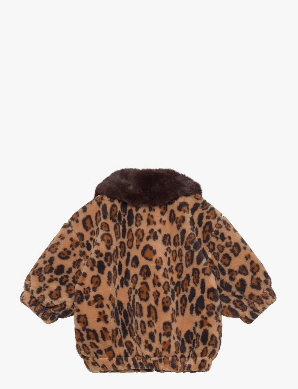 Baby leopard print fur coat sales
