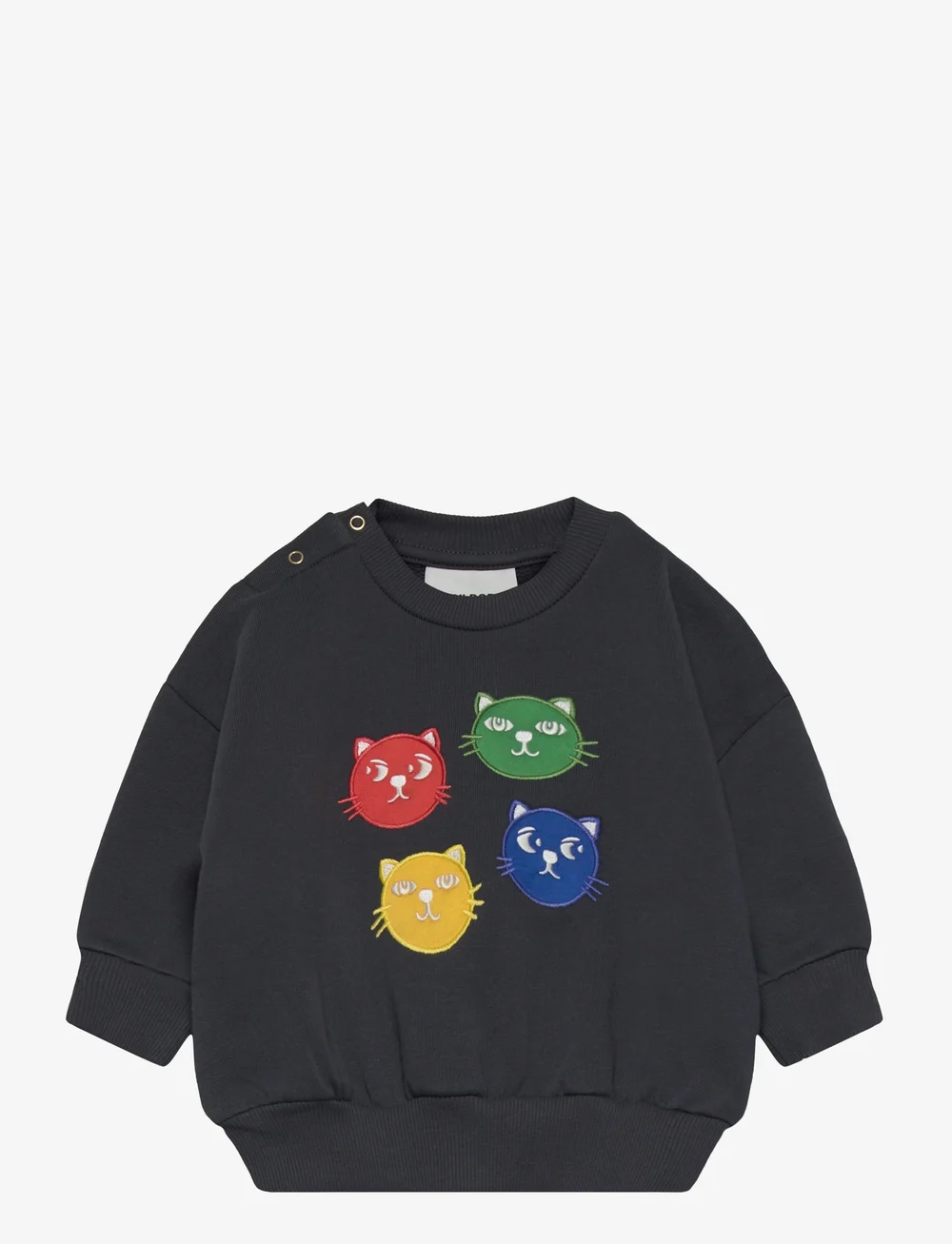 Mini Rodini Cool Cats Application Sweatshirt Sweatshirts Boozt