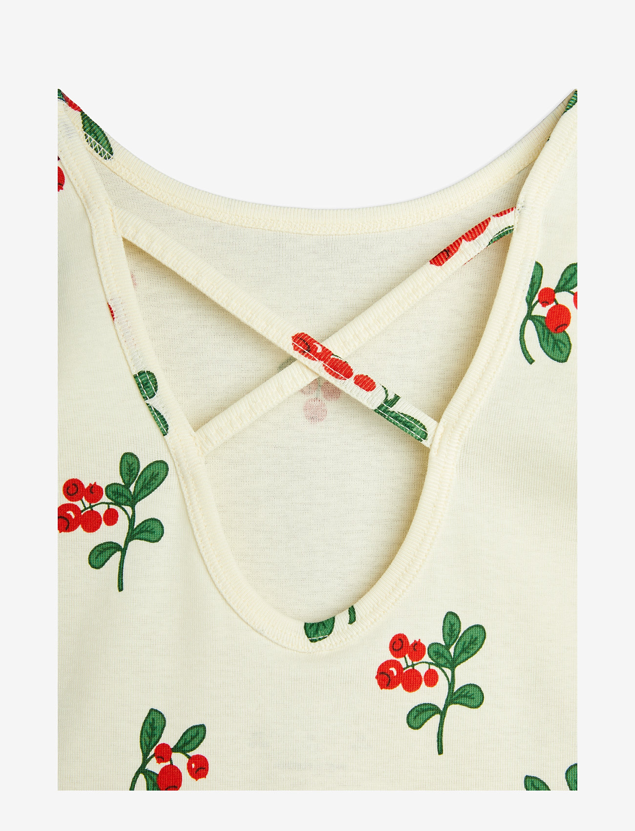 Mini Rodini - Lingonberries aop ballet ss tee - kurzärmelige - offwhite - 2