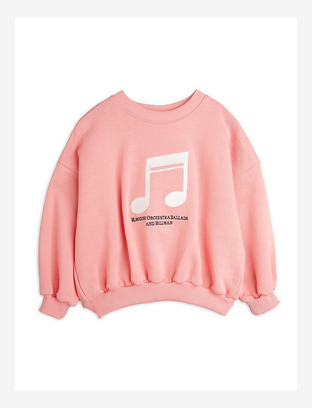 Mini Rodini - Note emb sweatshirt - pink - 0