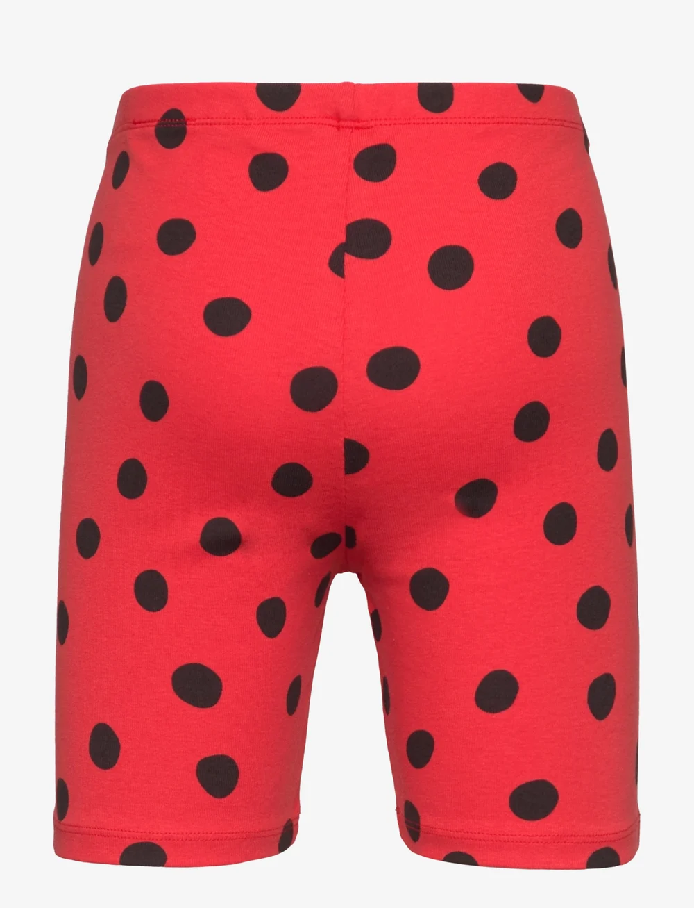 Mini Rodini - Dots aop bike shorts - cycling shorts - red - 1