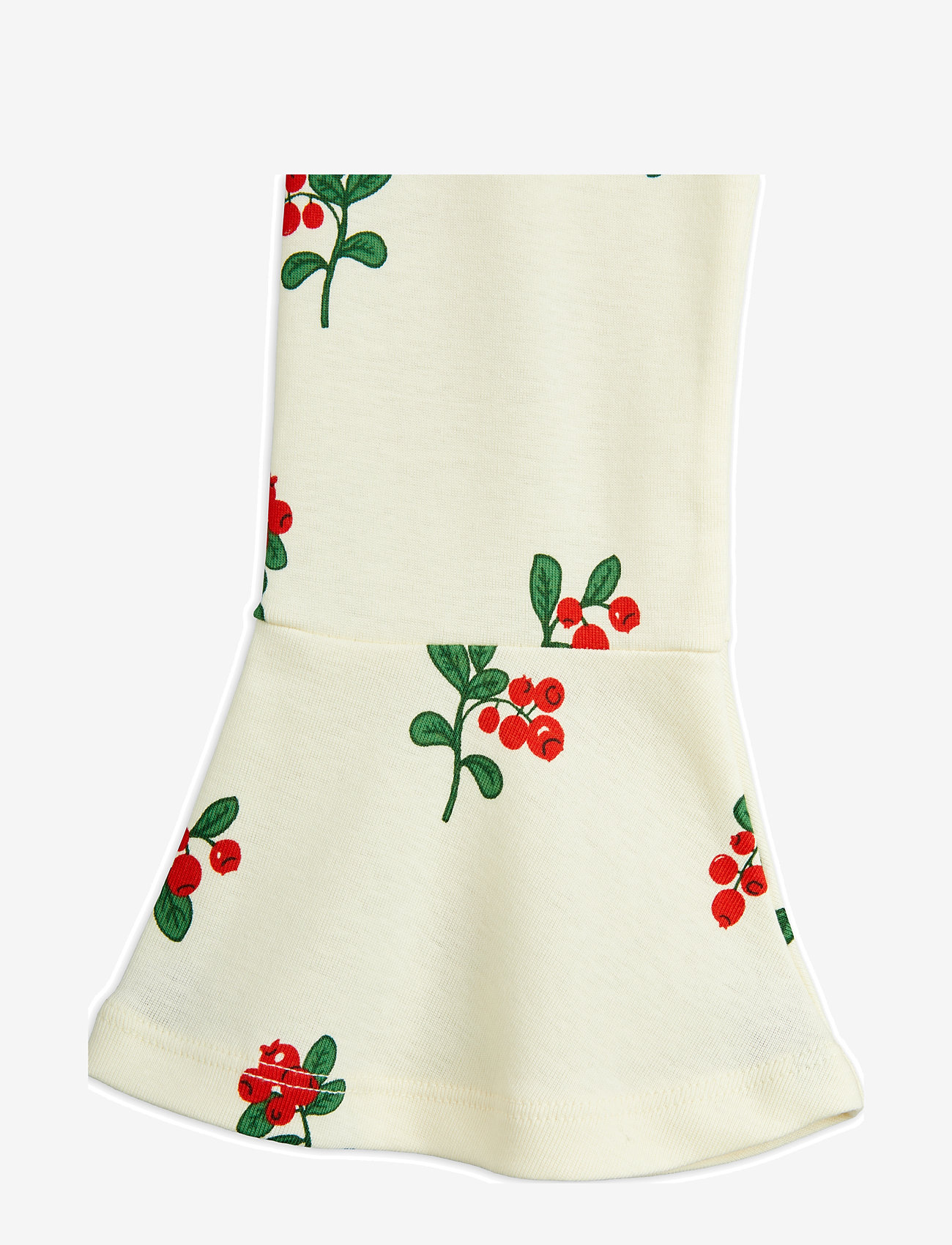 Mini Rodini - Lingonberries aop flared trousers - offwhite - 2