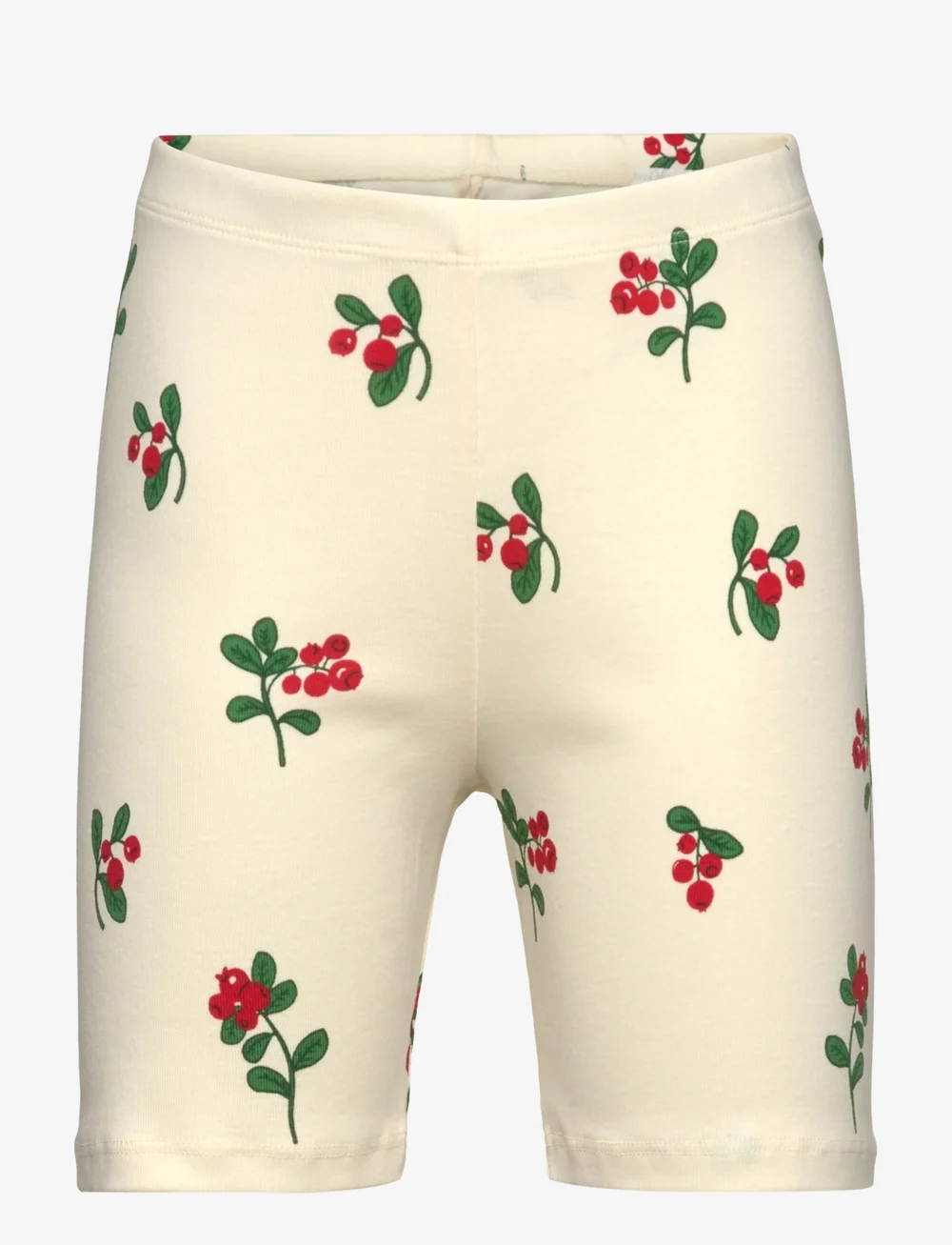Mini Rodini - Lingonberries aop  shorts - cykelbyxor - offwhite - 0