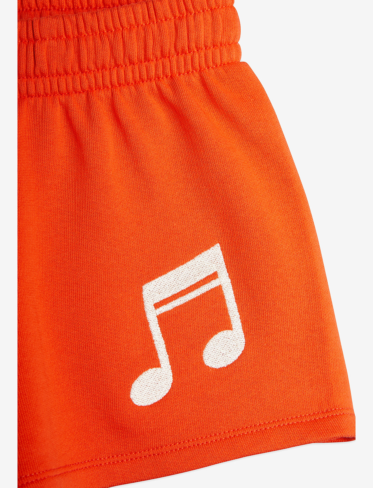 Mini Rodini - Note emb sweatshorts - lühikesed dressipüksid - red - 2