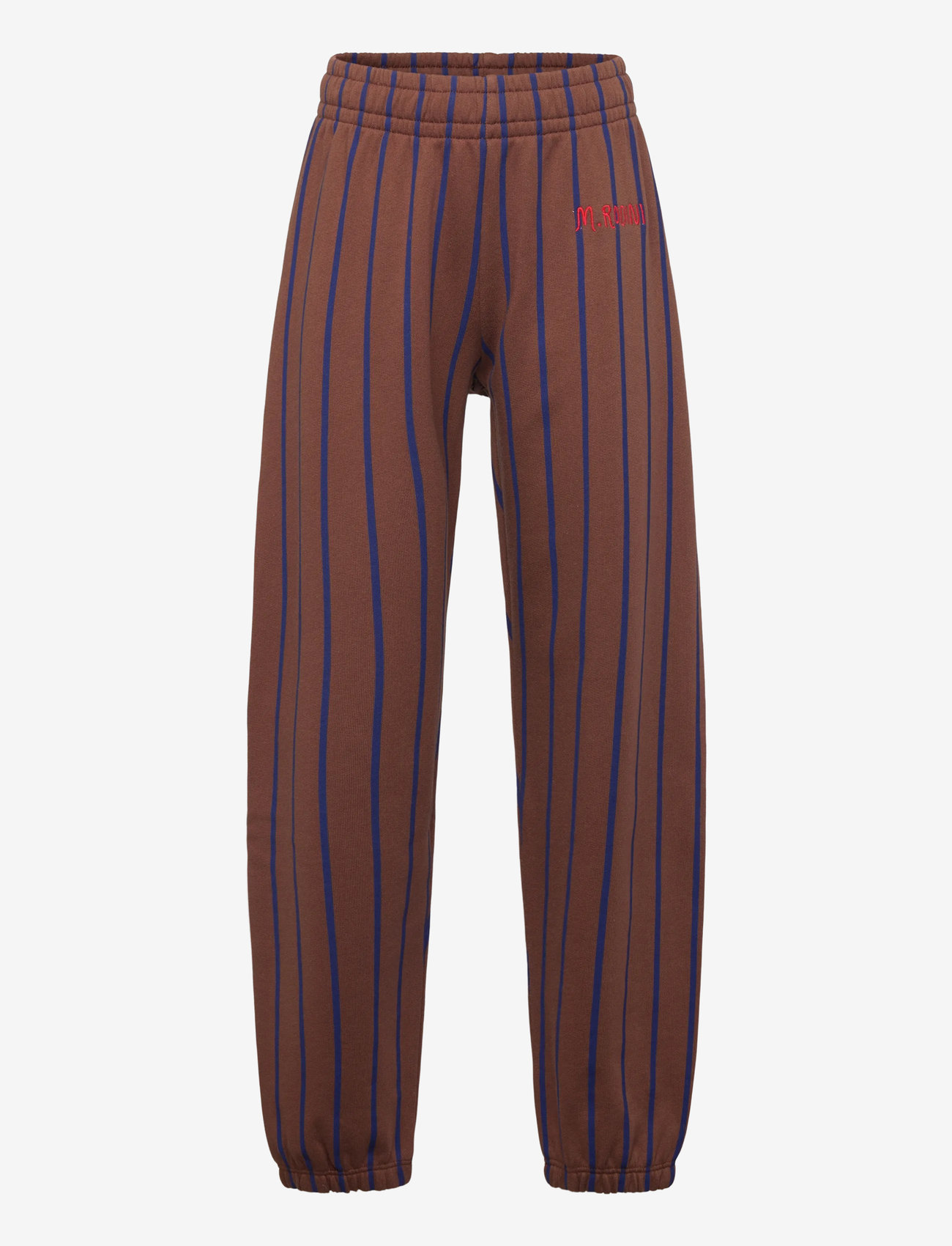 Mini Rodini - VERTICAL STRIPE AOP SWEATPANTS - brown - 0