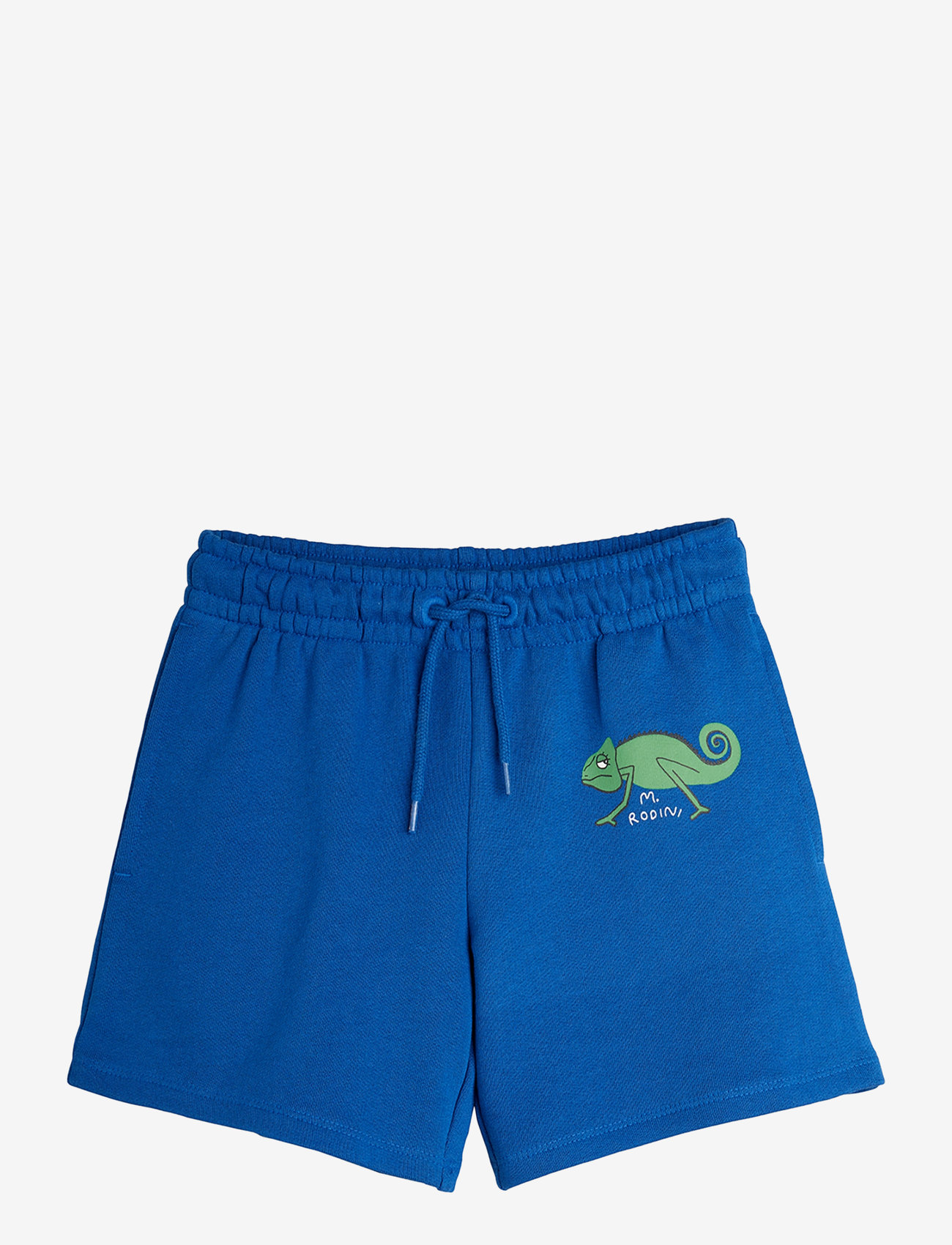 Mini Rodini - Lizard sp sweatshorts - sweatshorts - blue - 0