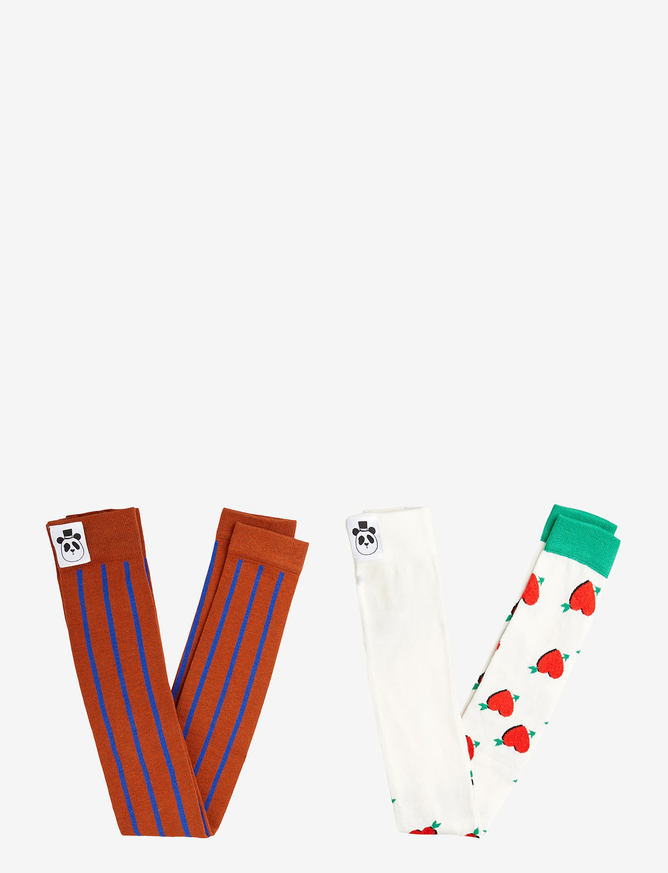 Mini Rodini - Arrowed heart 2-pack leggings - multi - 0
