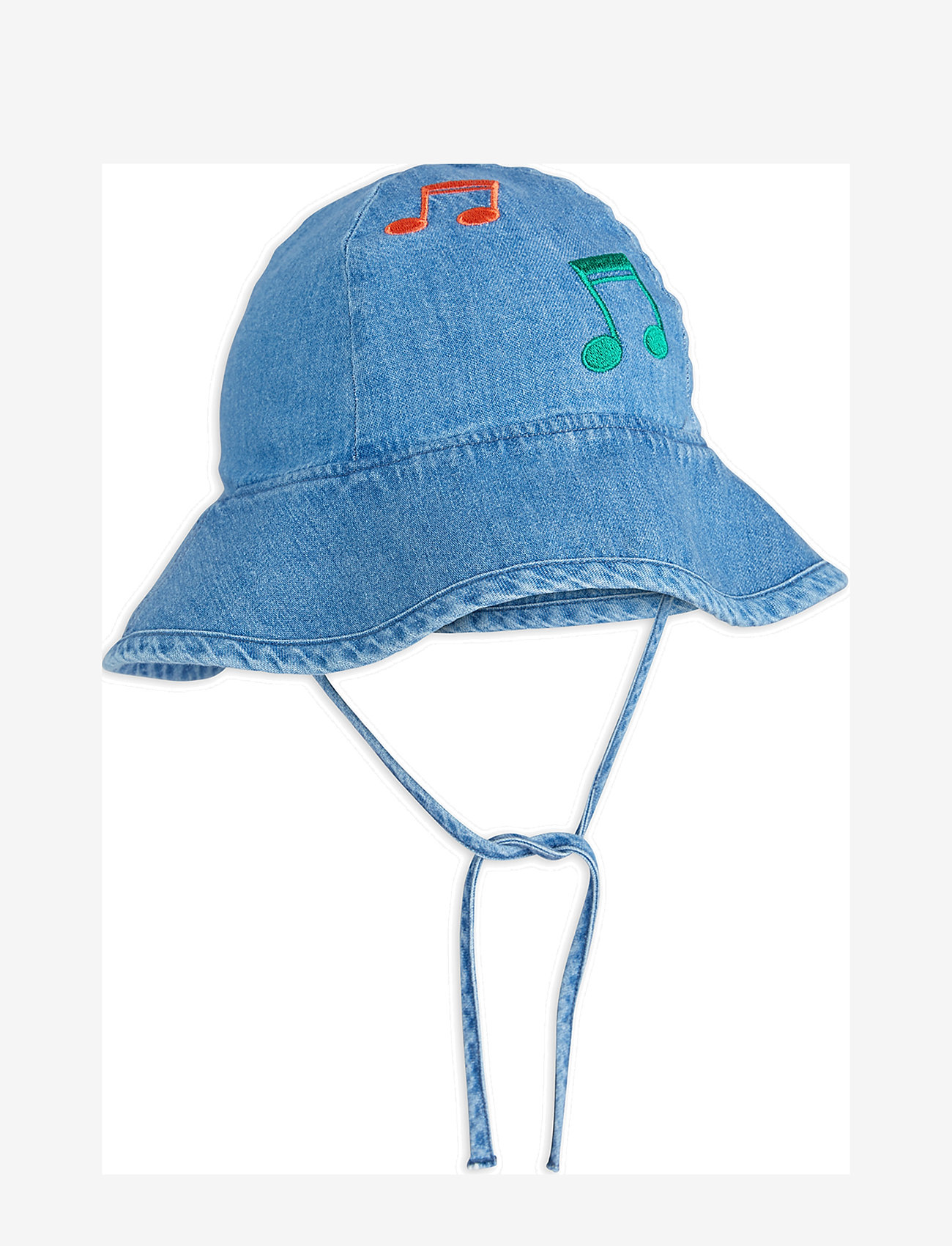 Mini Rodini - Note emb sun hat - die niedrigsten preise - blue - 0