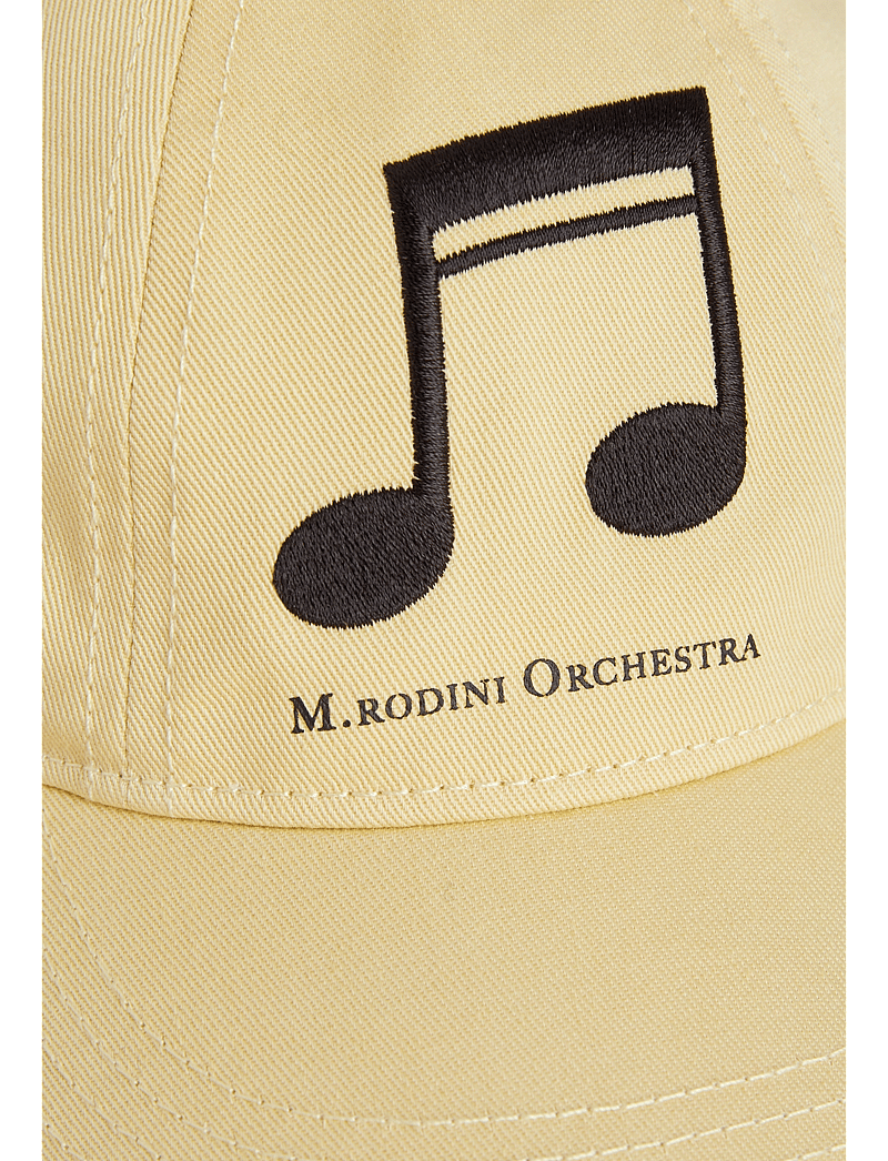 Mini Rodini - Note emb soft cap - caps - yellow - 2