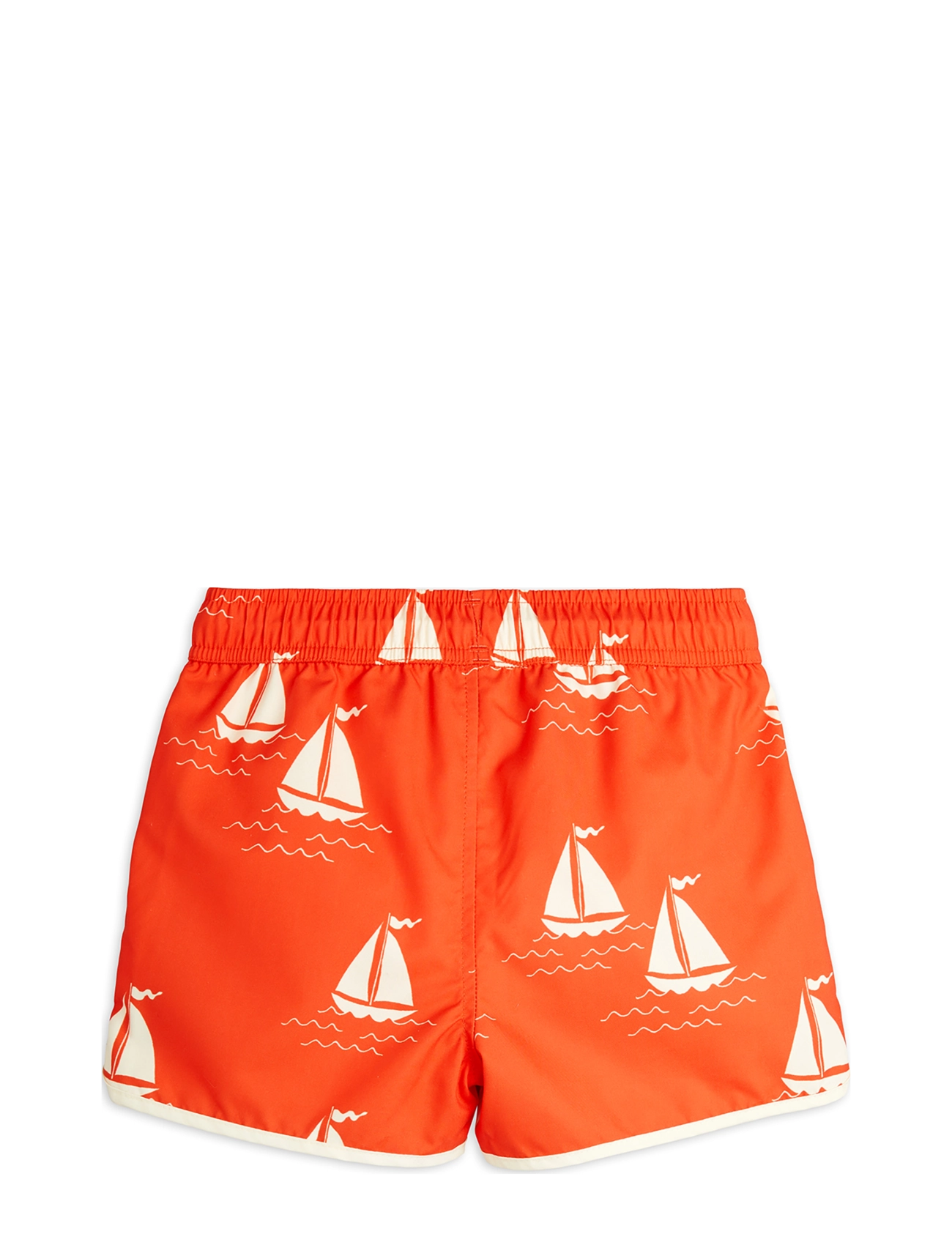 Mini Rodini - Sailing boats aop swim shorts - red - 1