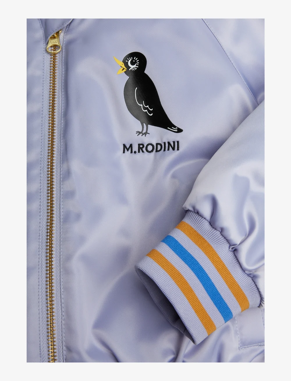 Mini Rodini - Birds sp lightweight baseball jacket - bomberjacken - purple - 3