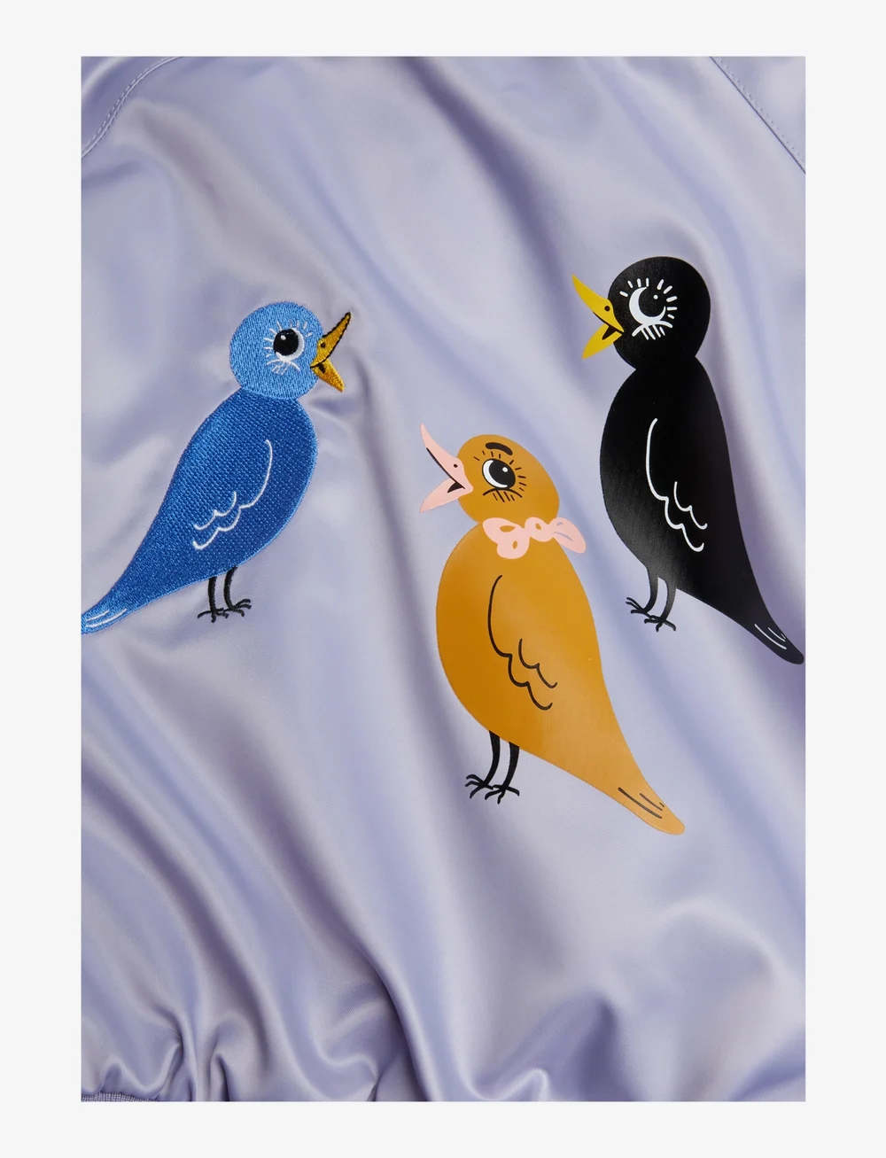 Mini Rodini - Birds sp lightweight baseball jacket - bomberjacken - purple - 4