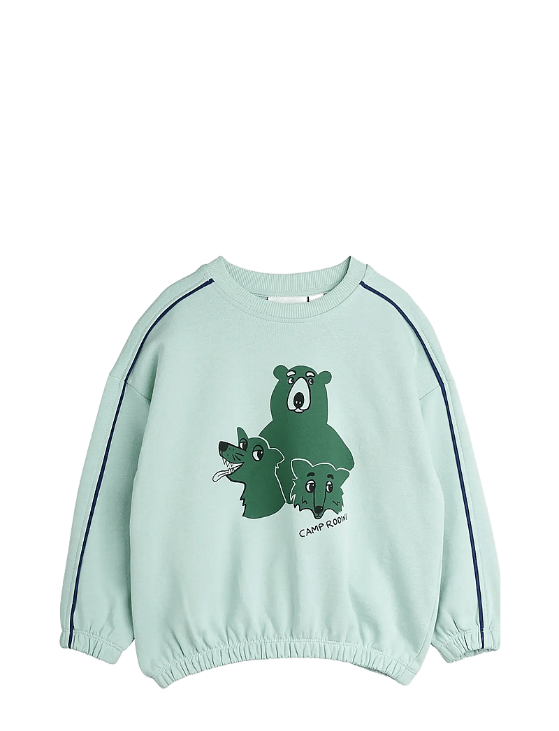 Mini Rodini - Camp Rodini sp sweatshirt - sweatshirts - blue - 0