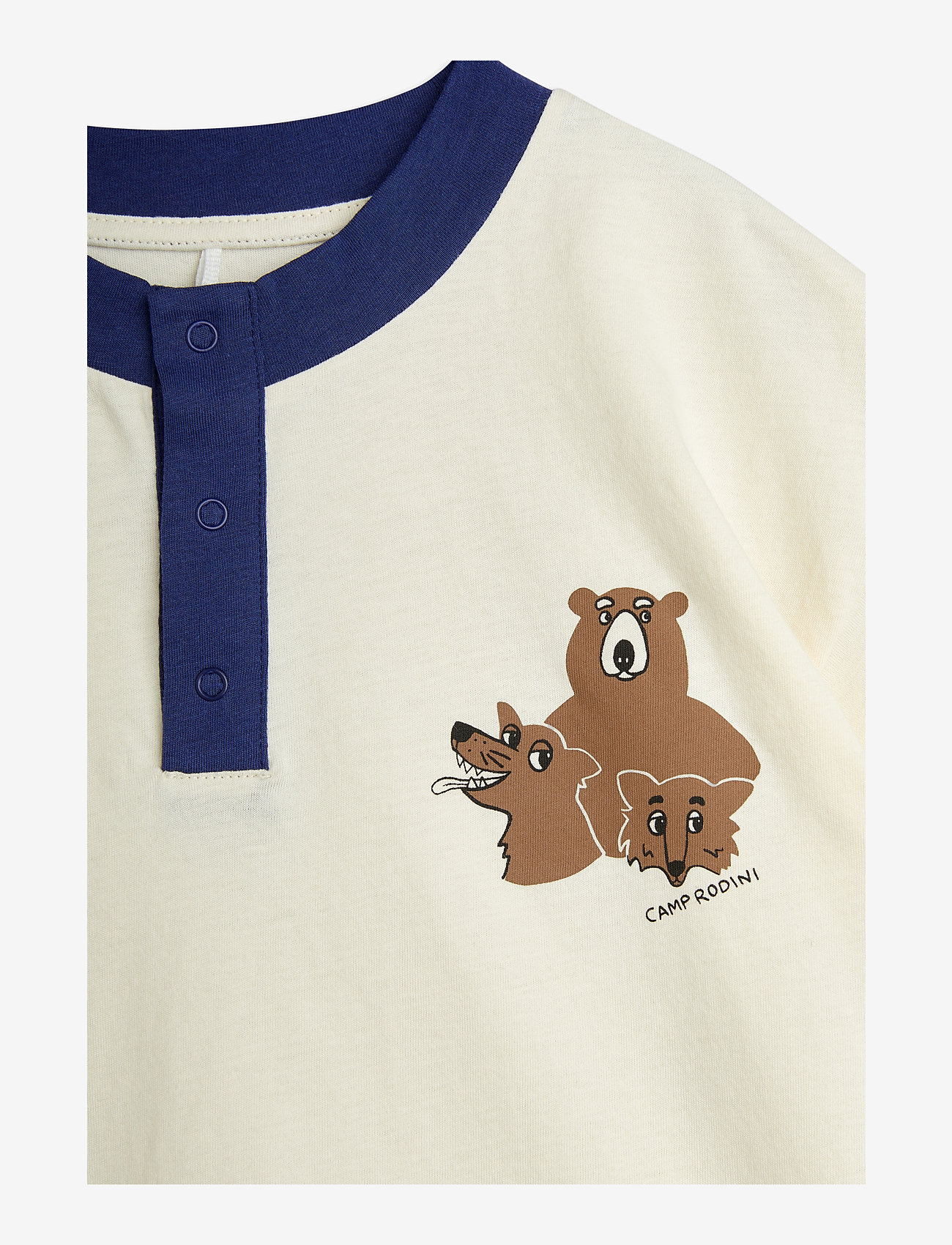 Mini Rodini - Camp Rodini sp ss grandpa - kurzärmelige - offwhite - 2