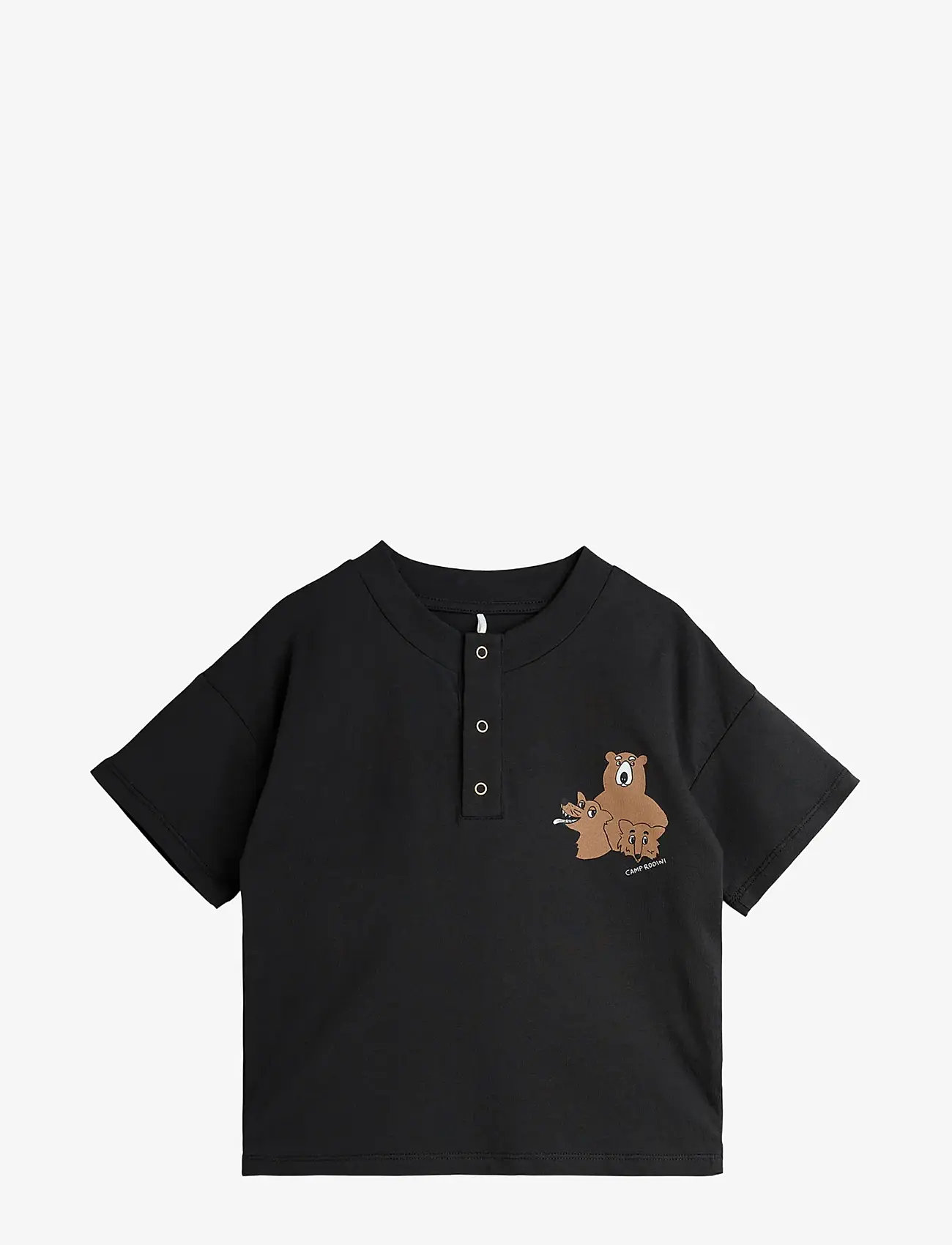 Mini Rodini - Camp Rodini sp ss grandpa - kurzärmelige - black - 0