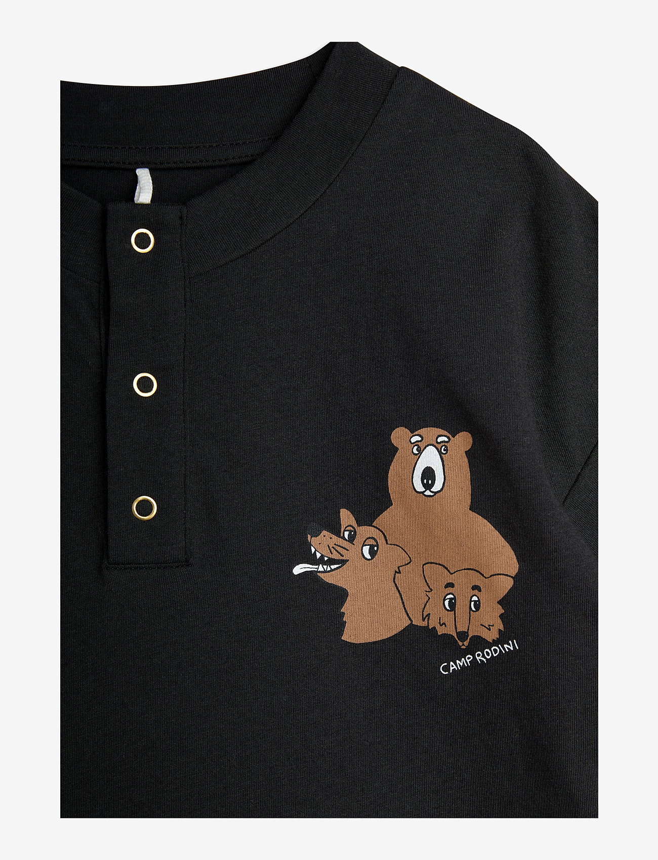 Mini Rodini - Camp Rodini sp ss grandpa - kurzärmelige - black - 2