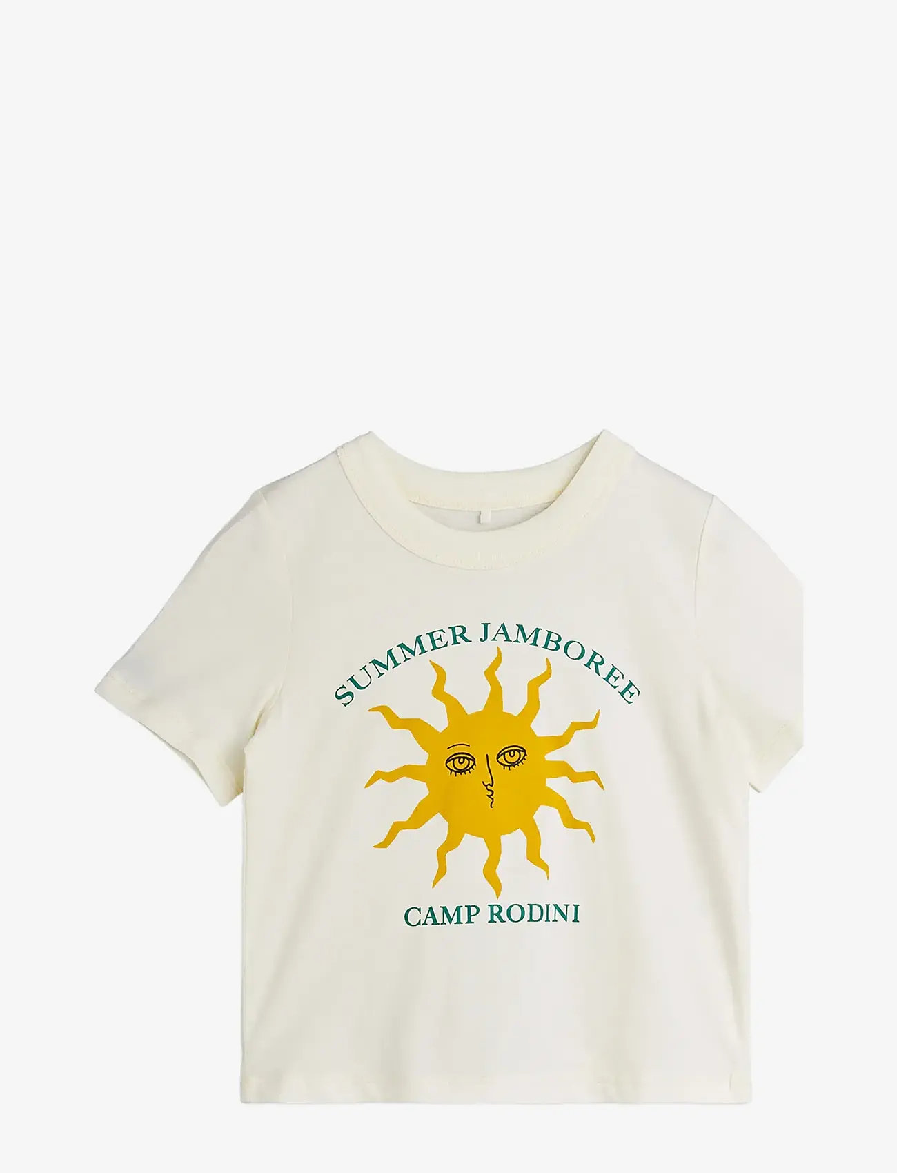 Mini Rodini - Sun sp ss tee - offwhite - 0