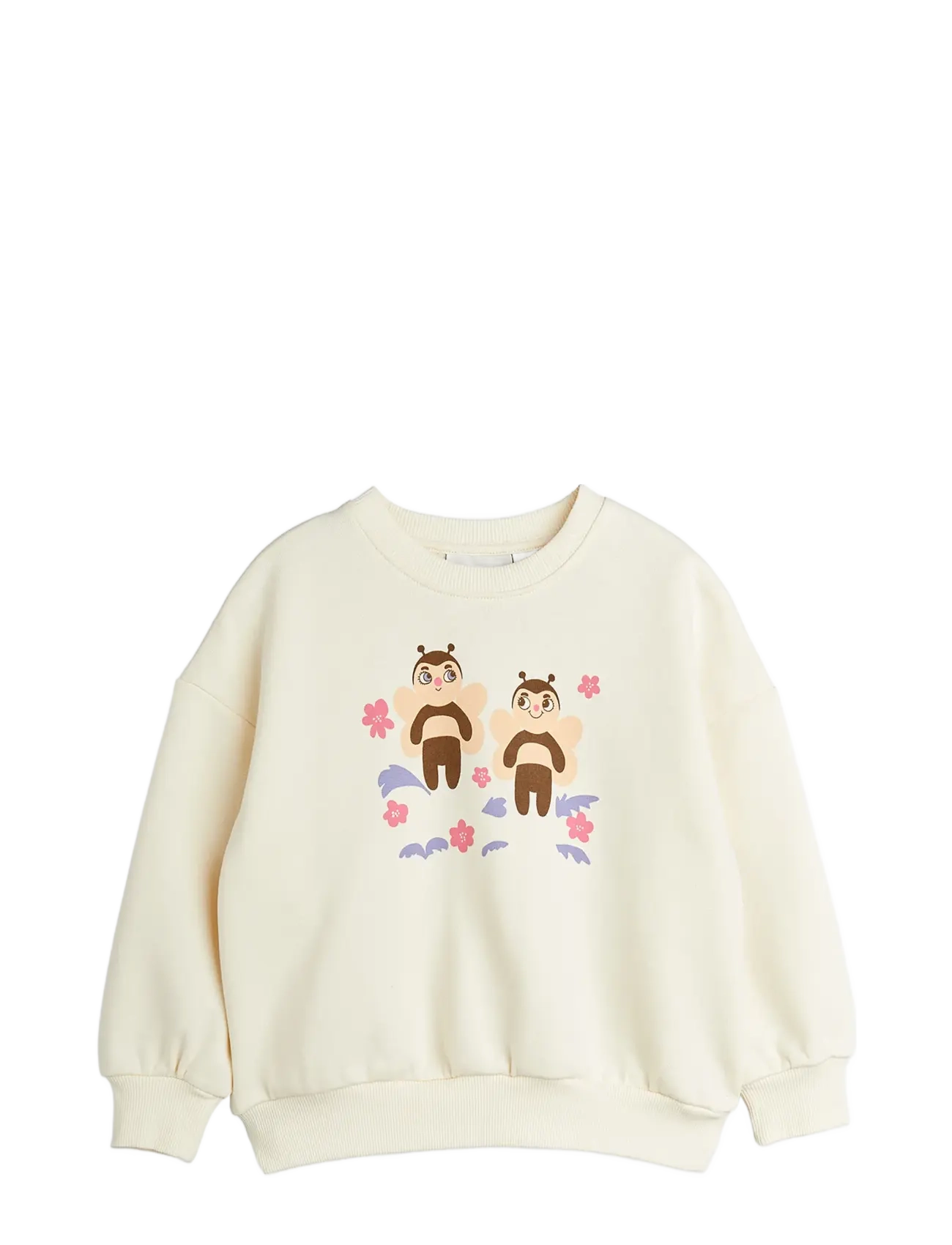 MINI RODINI Bees Sp Sweatshirt Cream - 68/74 - Kinder