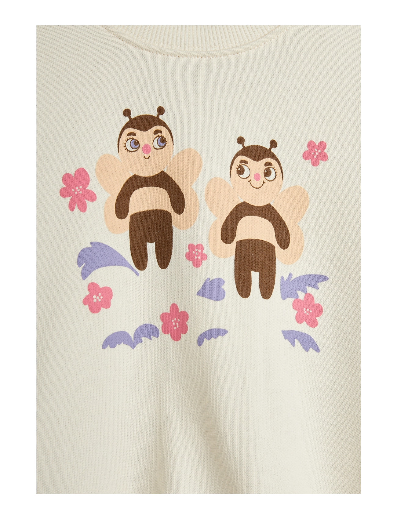 Mini Rodini - Bees sp sweatshirt - sweatshirts - offwhite - 2