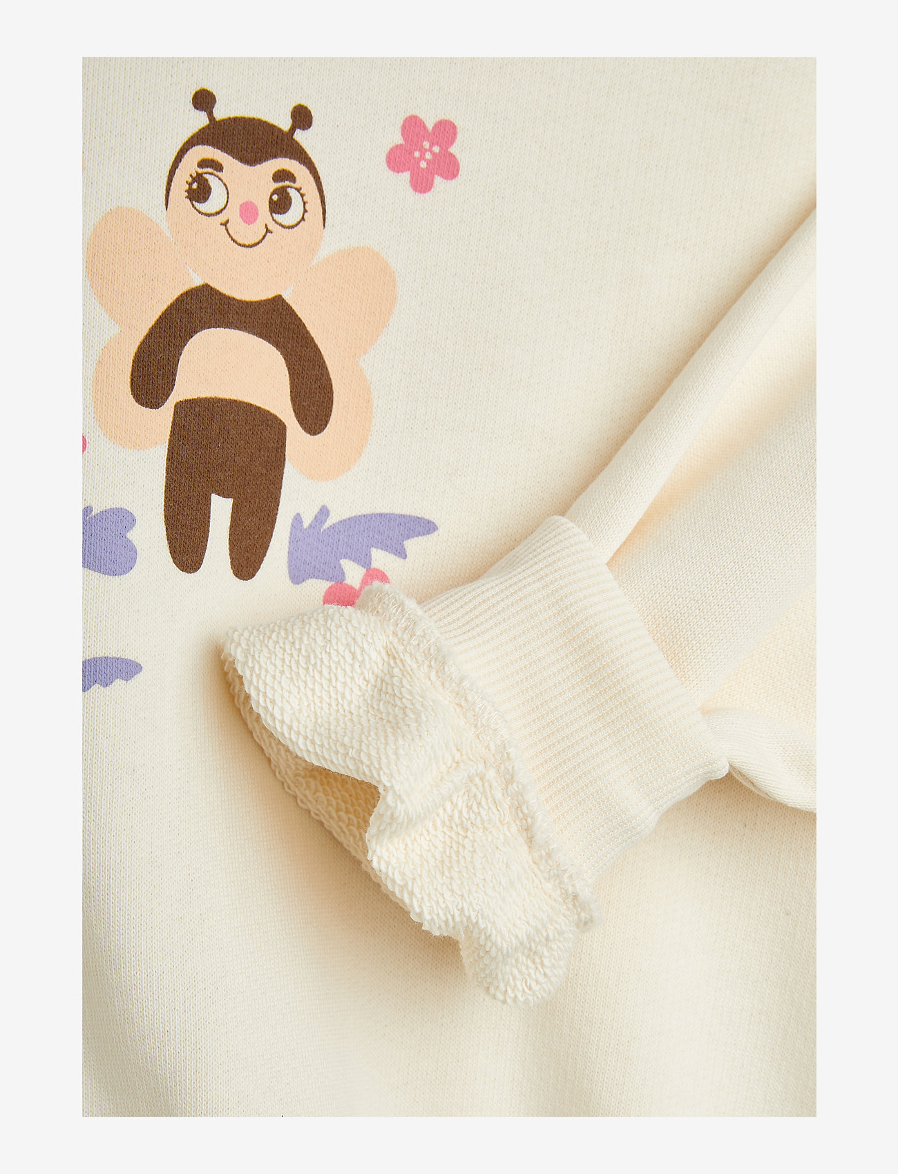 Mini Rodini - Bees sp sweatshirt - sweatshirts - offwhite - 3