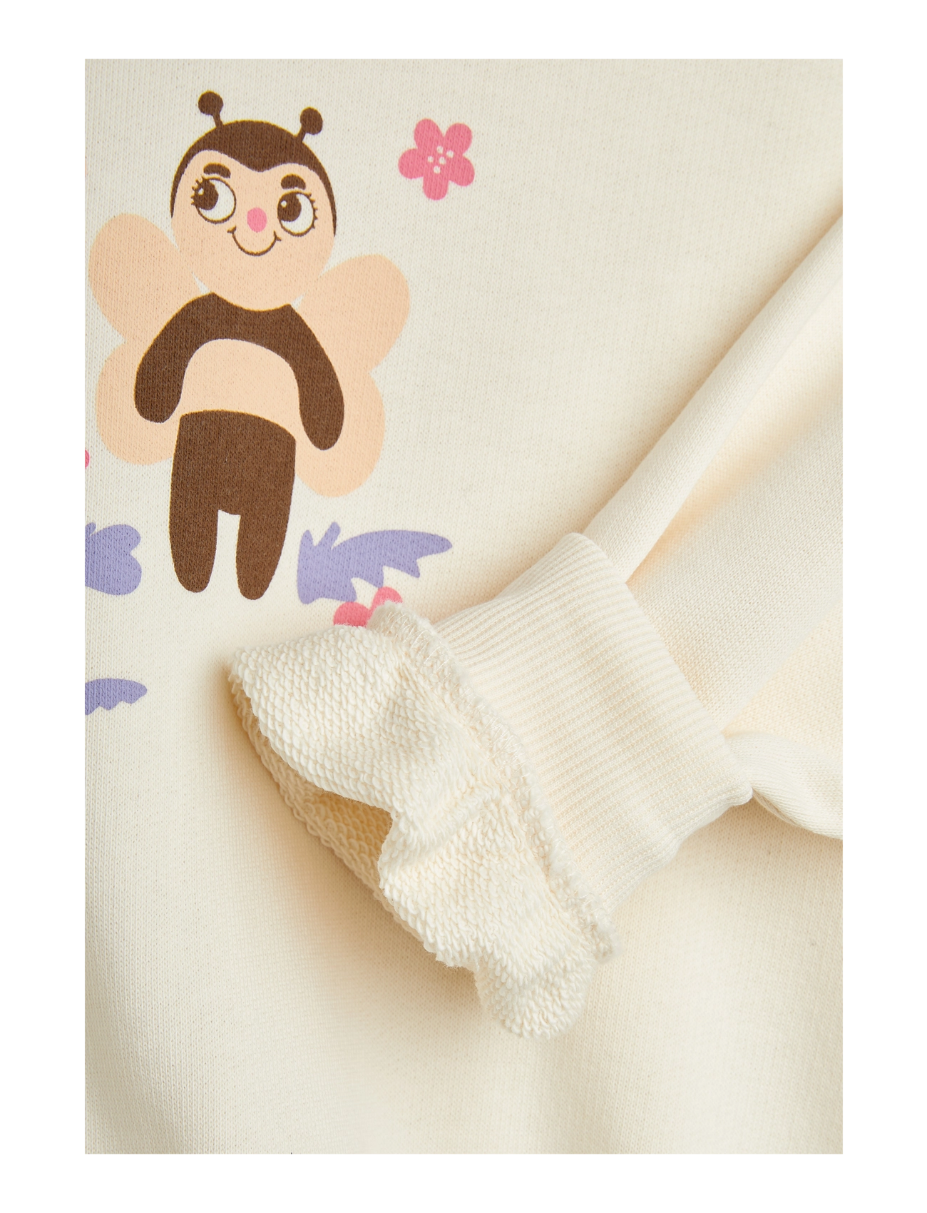 Mini Rodini - Bees sp sweatshirt - sweatshirts - offwhite - 3