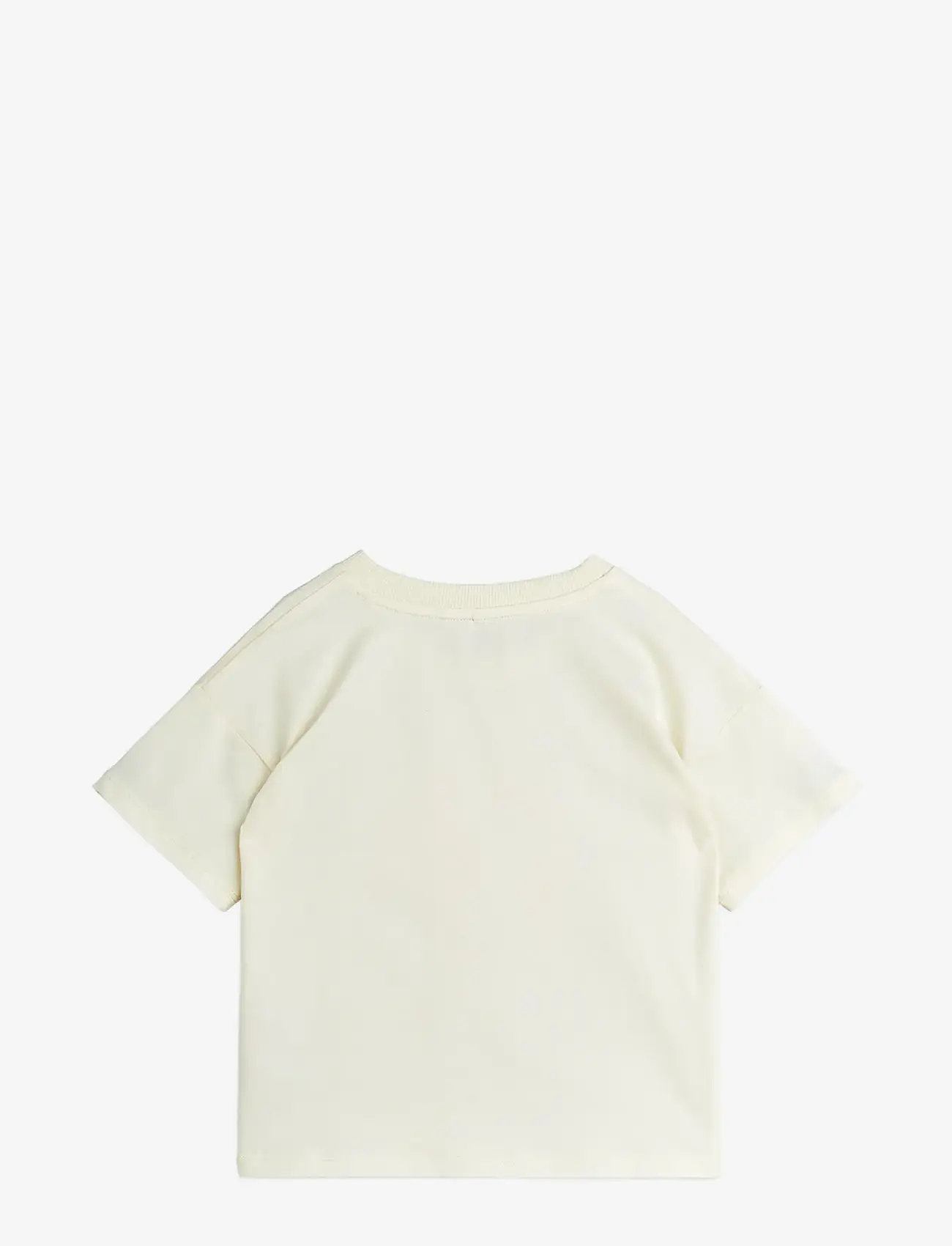 Mini Rodini - Mini Rodini society sp ss tee - kortærmede - offwhite - 1