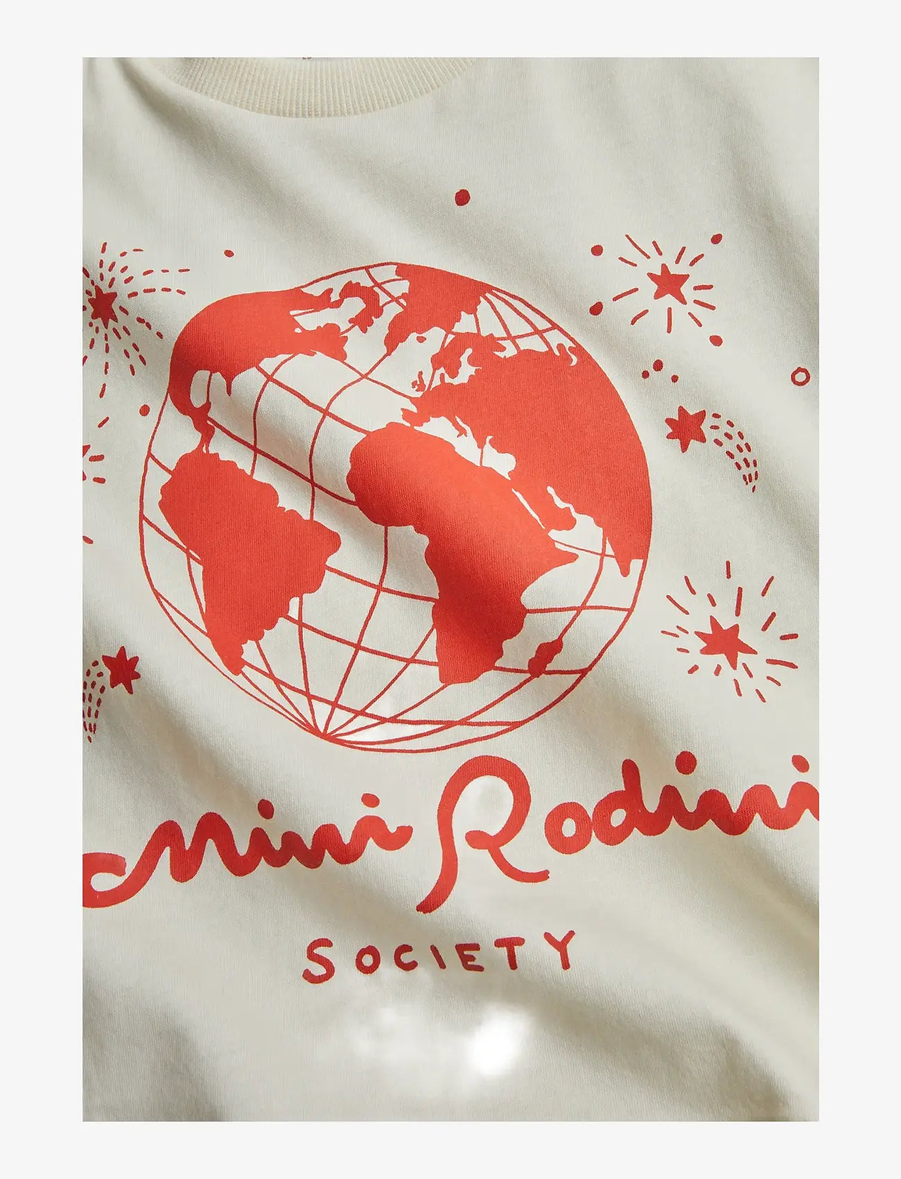 Mini Rodini - Mini Rodini society sp ss tee - kortærmede - offwhite - 2