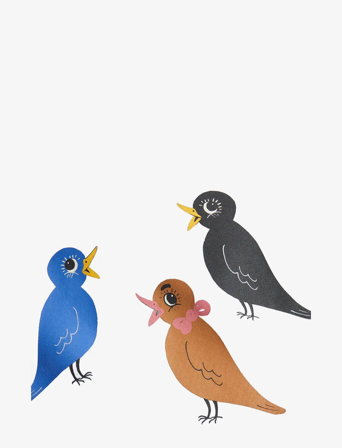 Mini Rodini - Birds sp ss tee - herbstliche kleidung - purple - 2