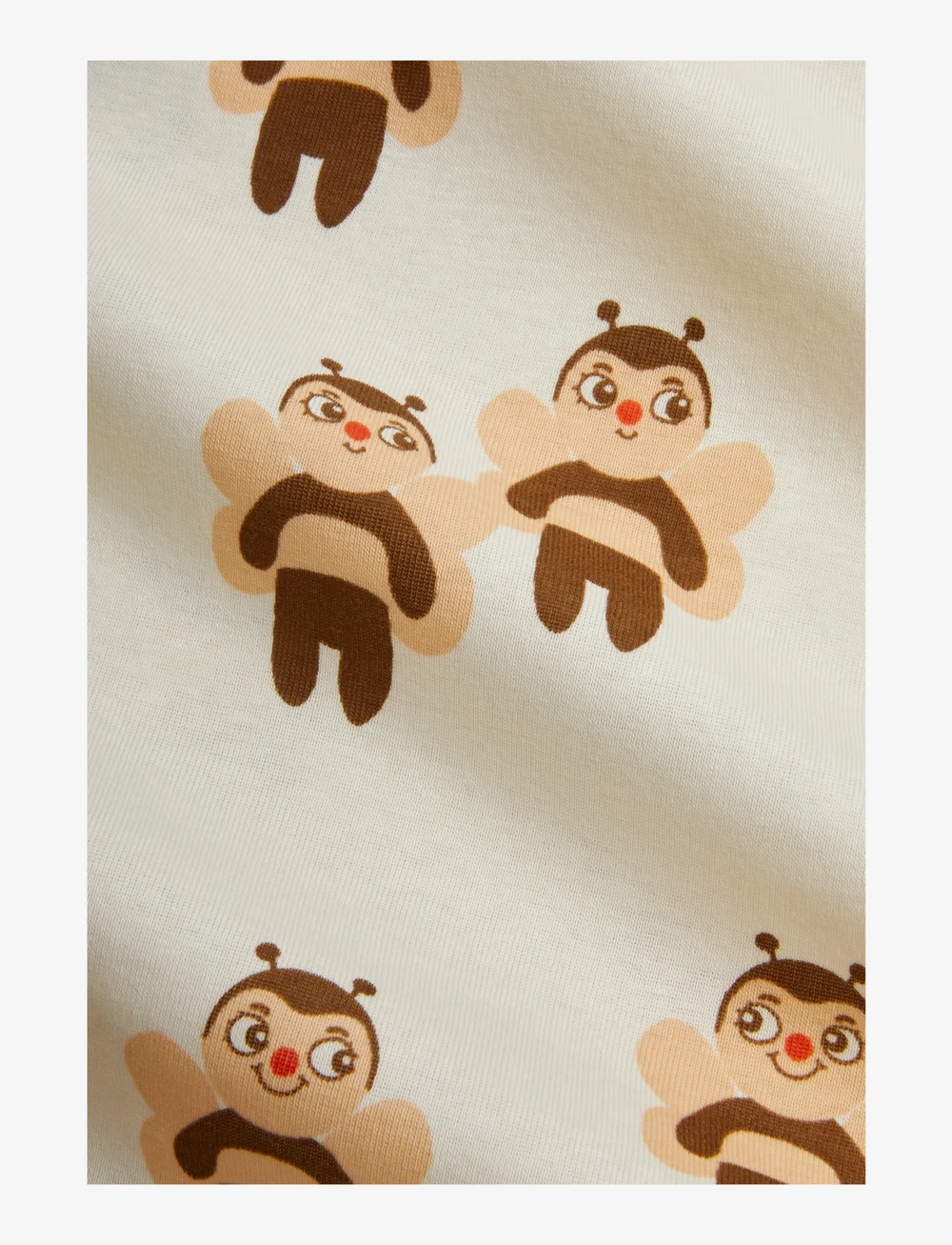 Mini Rodini - Bees aop ss tee - lühikeste varrukatega t-särgid - offwhite - 2