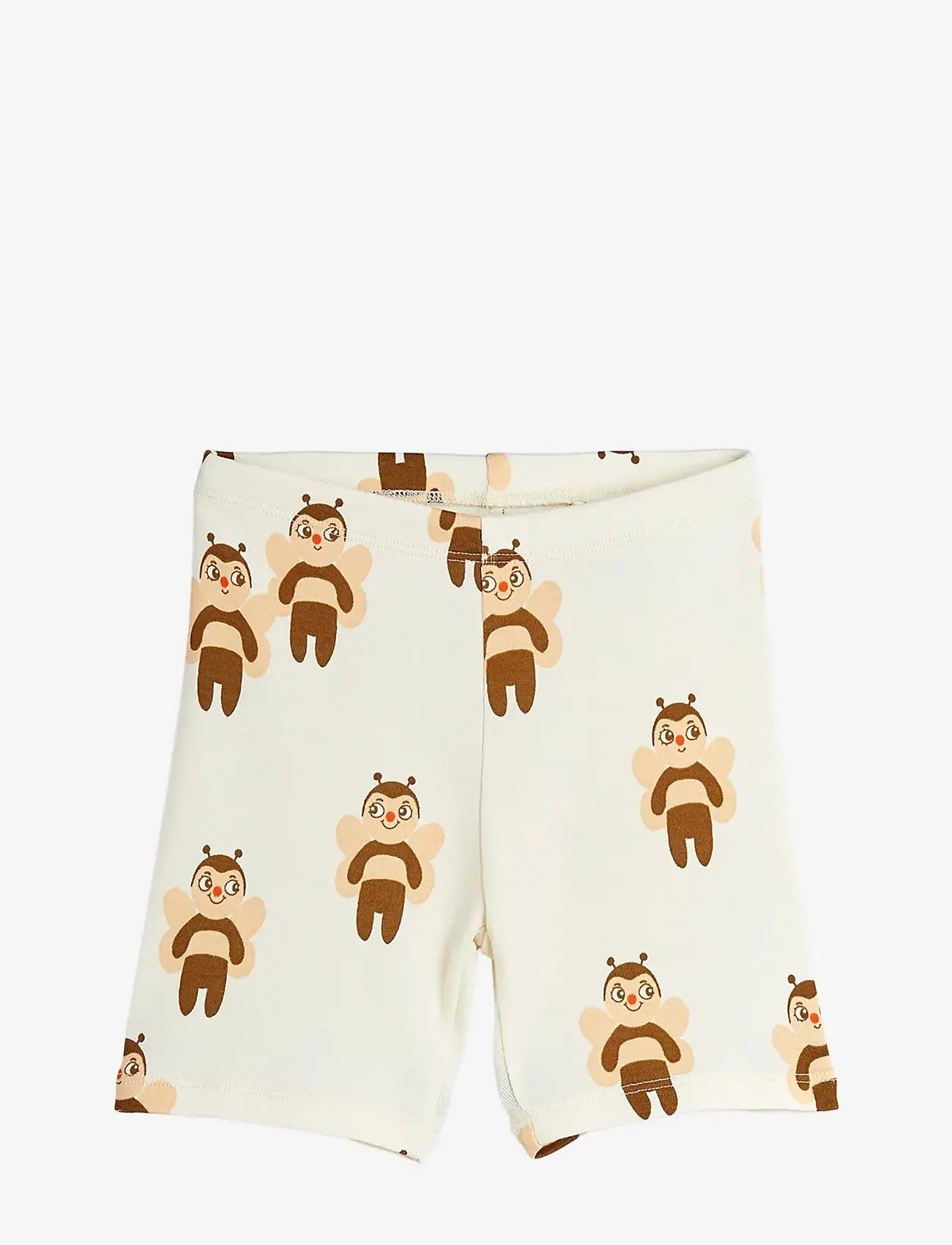 Mini Rodini - Bees aop bike shorts - pyöräilyshortsit - offwhite - 0