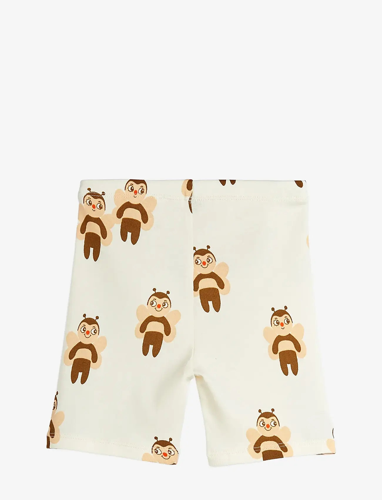 Mini Rodini - Bees aop bike shorts - pyöräilyshortsit - offwhite - 1