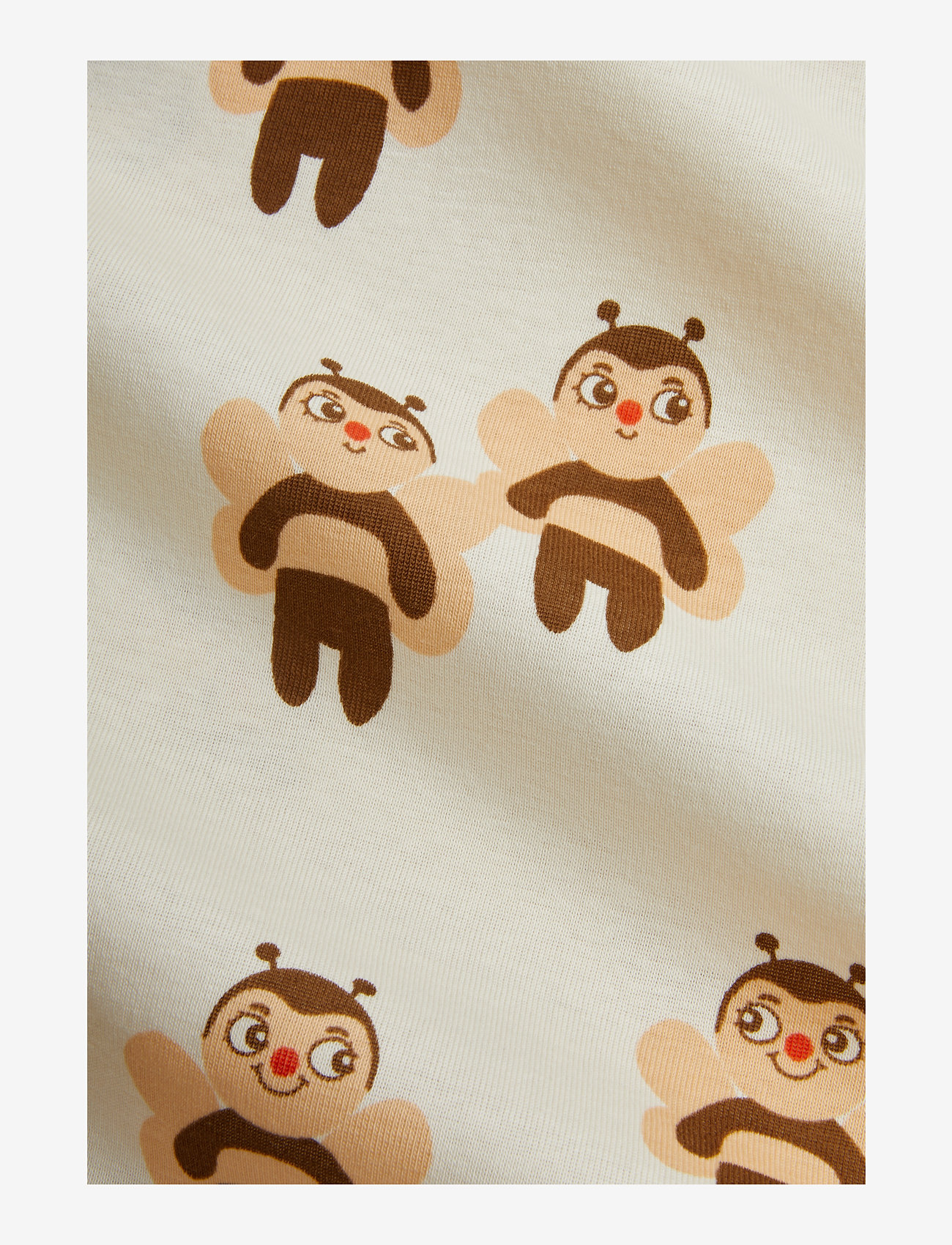 Mini Rodini - Bees aop bike shorts - pyöräilyshortsit - offwhite - 2