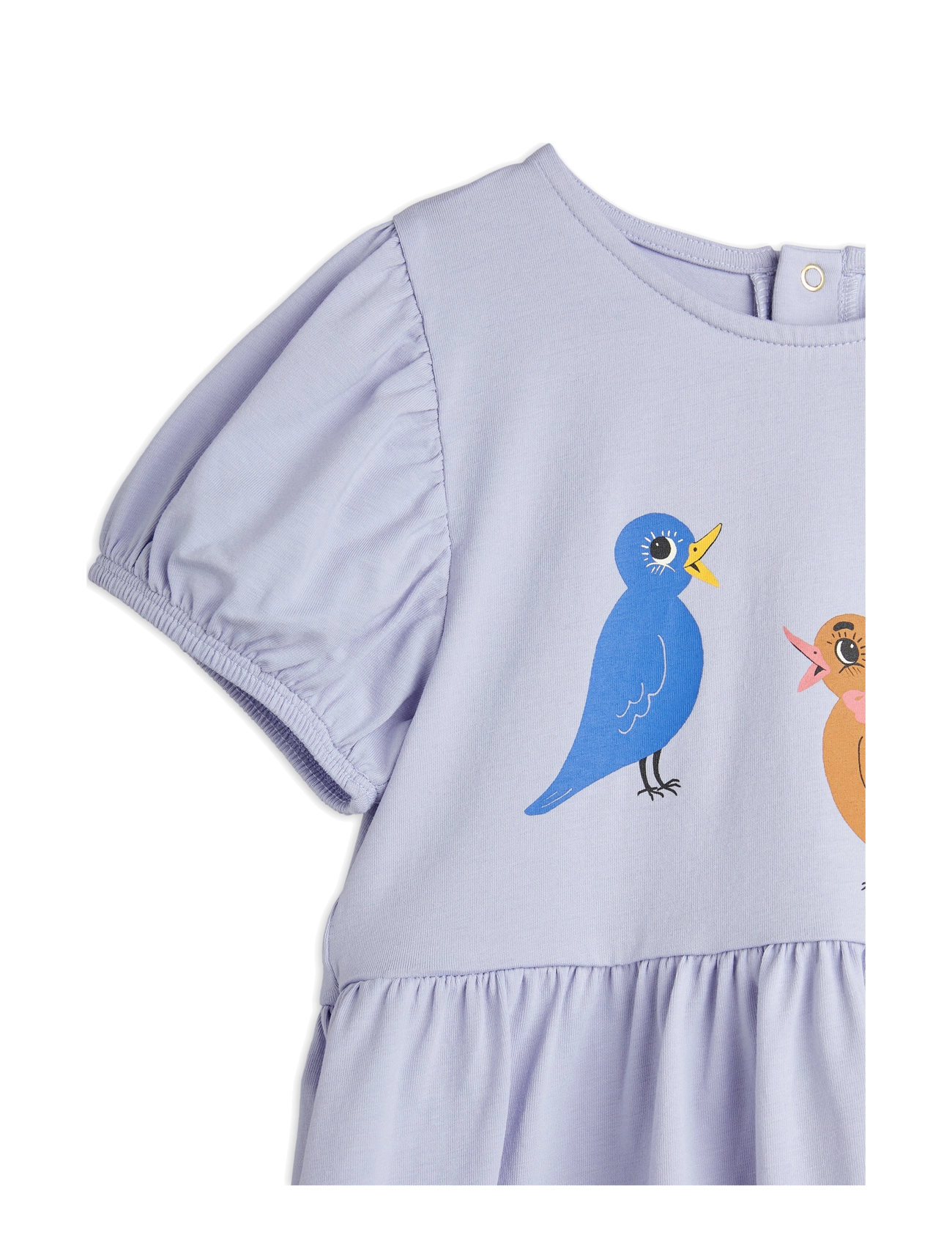 Mini Rodini - Birds sp ss dress - purple - 2