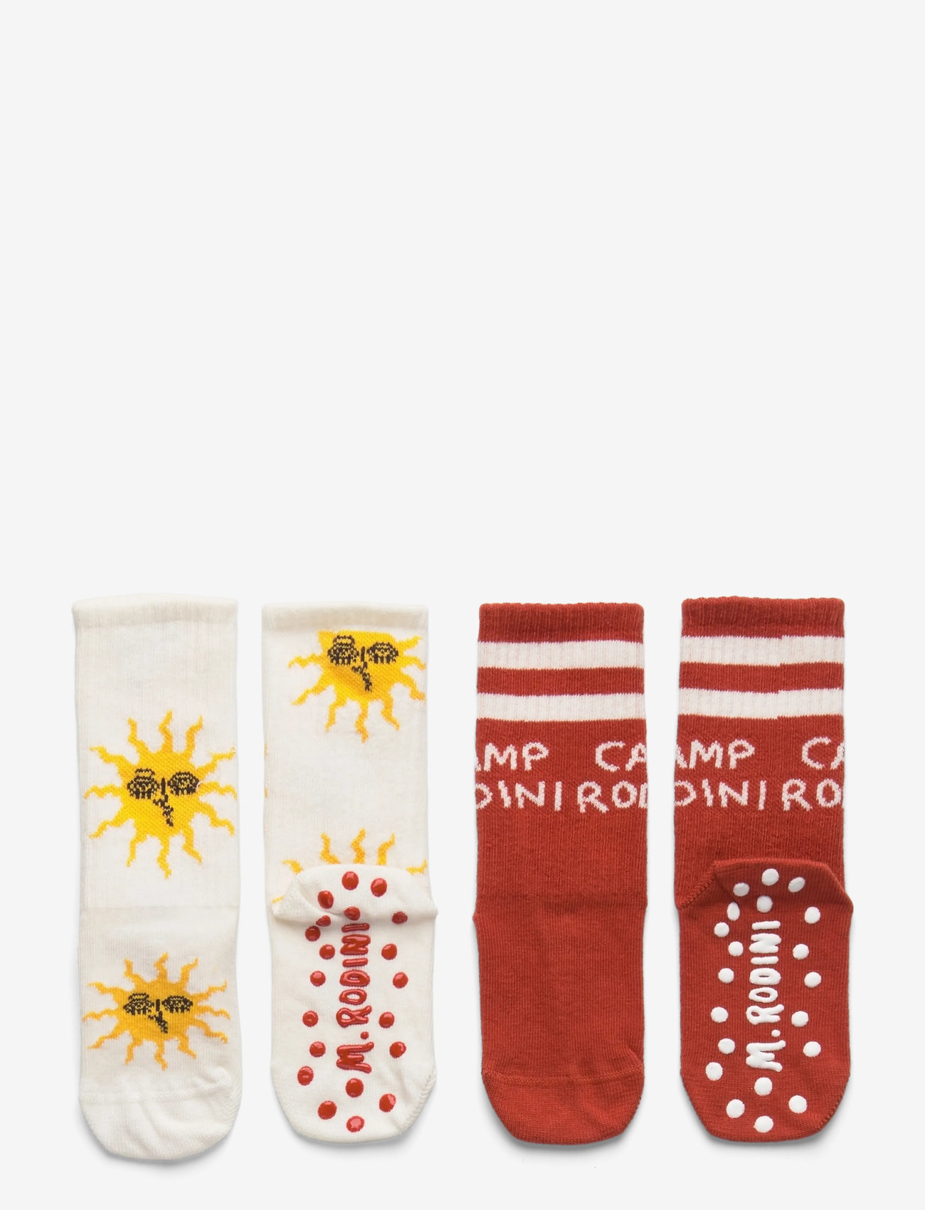 Mini Rodini - Sun 2-pack anti-slip socks - strümpfe - multi - 0