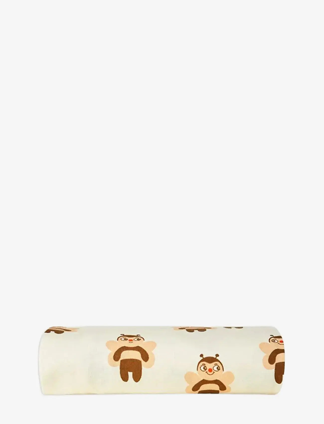 Mini Rodini - Bees aop newborn blanket - beebitekid - offwhite - 1