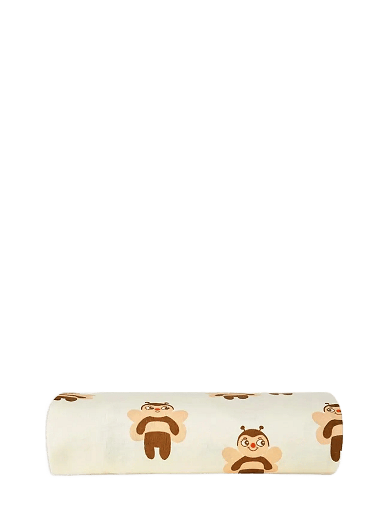 Mini Rodini - Bees aop newborn blanket - beebitekid - offwhite - 1